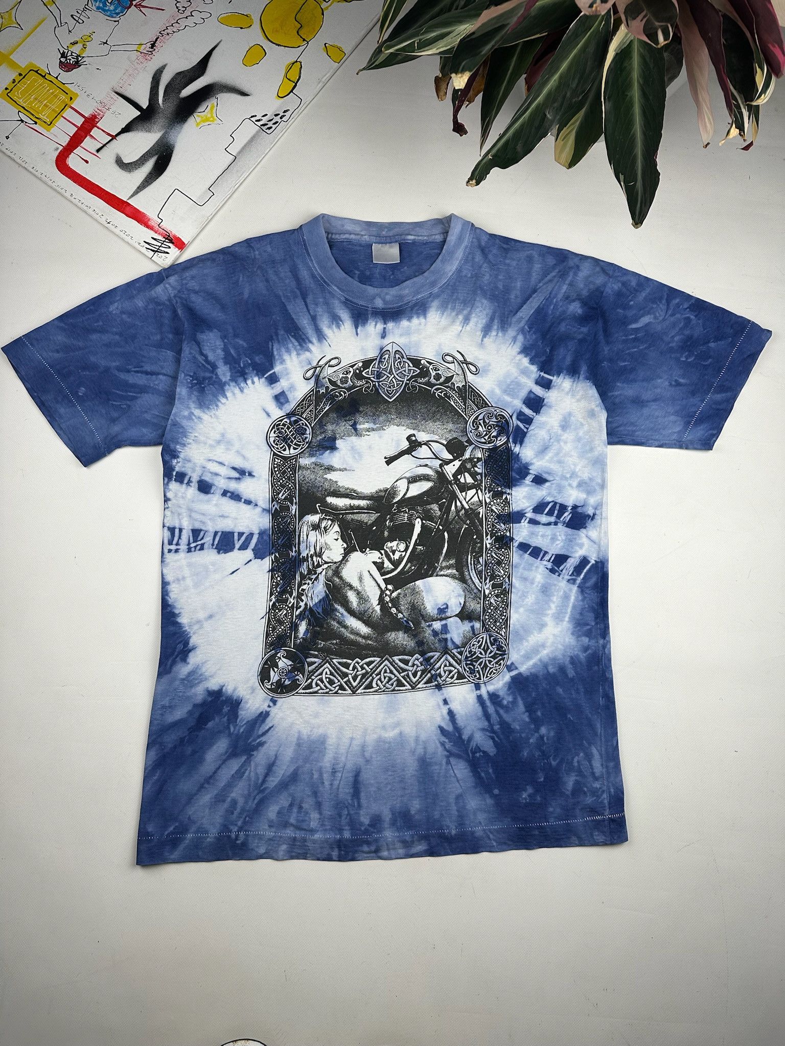 Harley Davidson vintage 90s 3D Emblem harley style acid nude girl sex shirt Size US XL / EU 56 / 4 - 1 Thumbnail