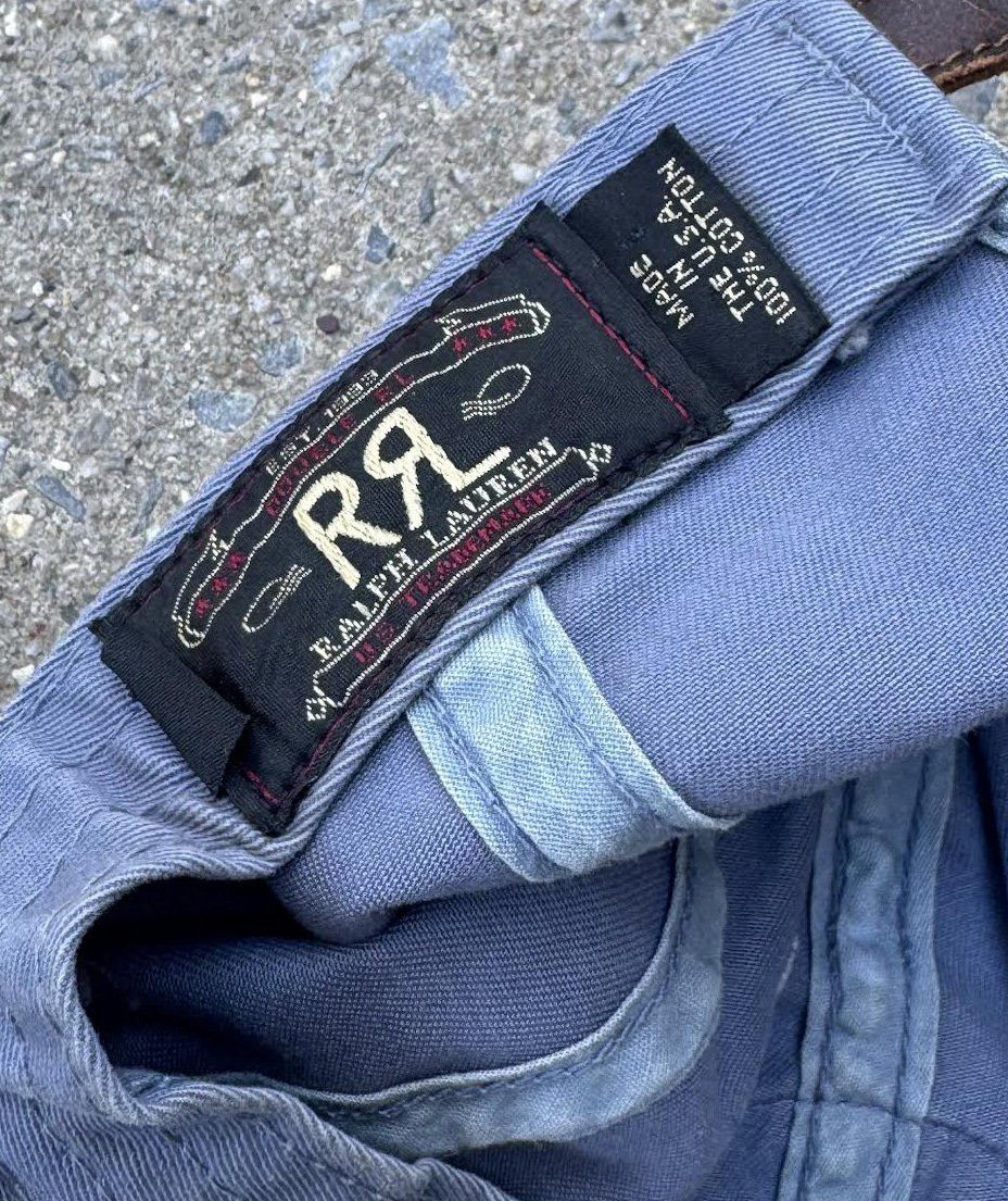 RRL Ralph Lauren Vintage Double RL Workwear Strapback Size ONE SIZE - 3 Thumbnail