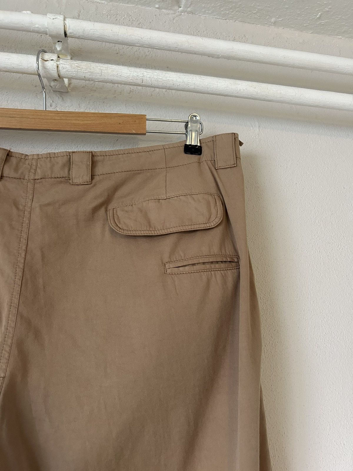 Brunello Cucinelli Brunello Cucinelli Beige Cotton Pants - Size 56 Size US 40 / EU 56 - 10 Thumbnail