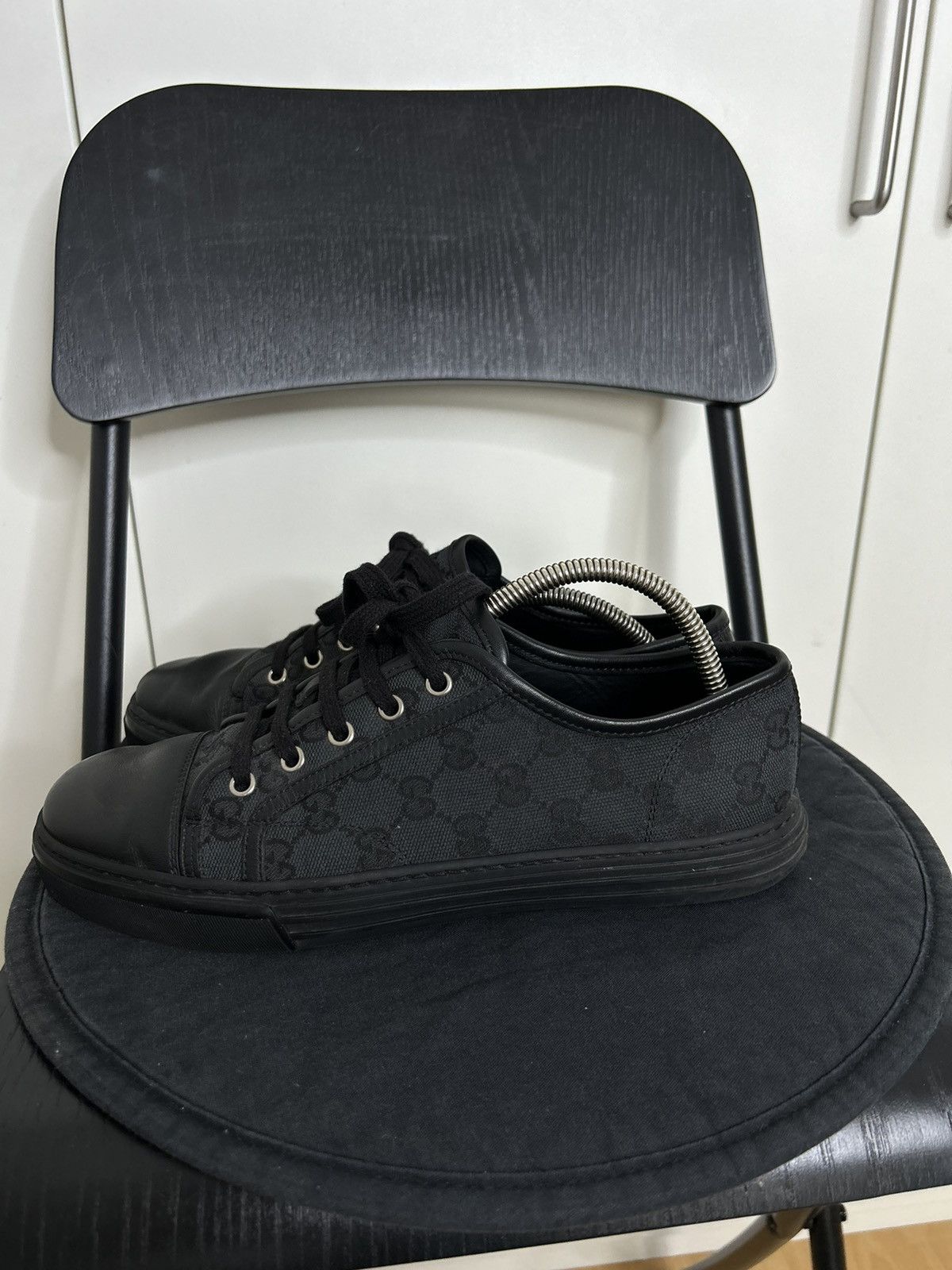Gucci Gucci GG Canvas Low 'Black' Size US 8 / EU 41 - 2 Thumbnail