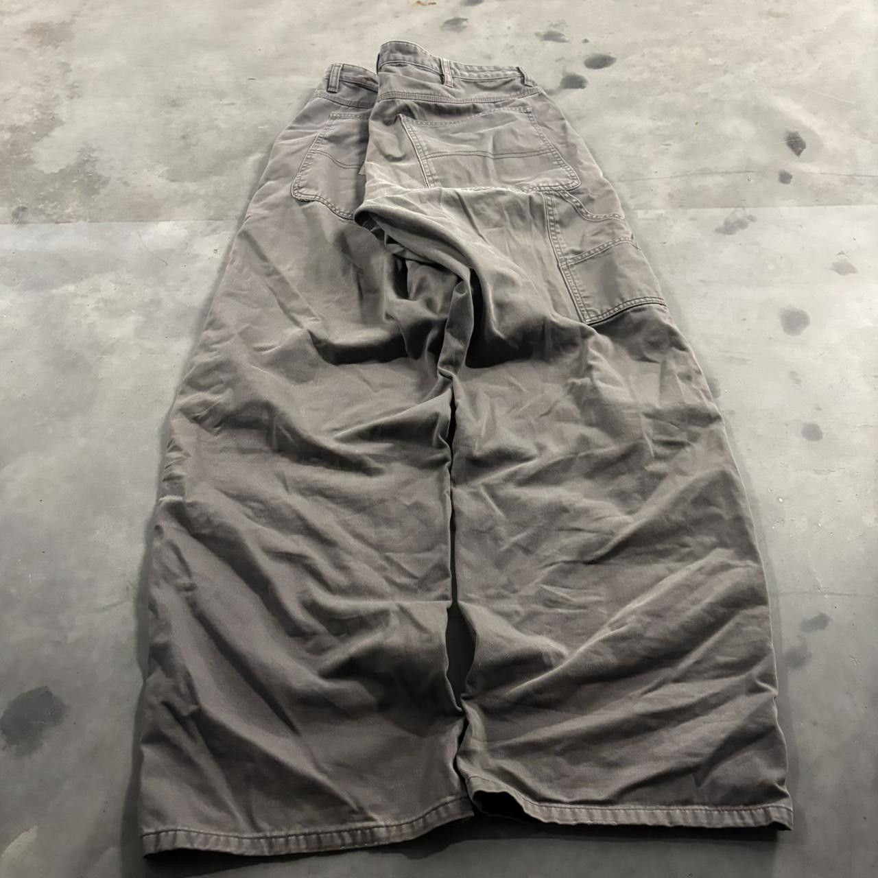 Vintage Crazy Vintage Y2K/2000s Baggy Faded Grey Skater Carpenter Pants! 36x32 Size US 36 / EU 52 - 4 Thumbnail