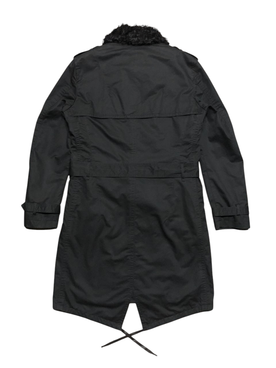 Neil Barrett Black Barrett By Neil Barrett Double Breasted Belted Size US M / EU 48-50 / 2 - 2 Thumbnail