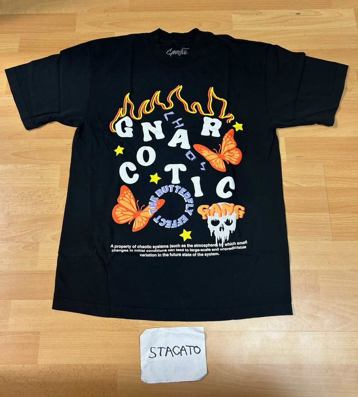 Gnarcotic × Rap Tees Gnarcotic Lil Gnar Butterfly Effect Tee Black Size US M / EU 48-50 / 2 - 1 Thumbnail