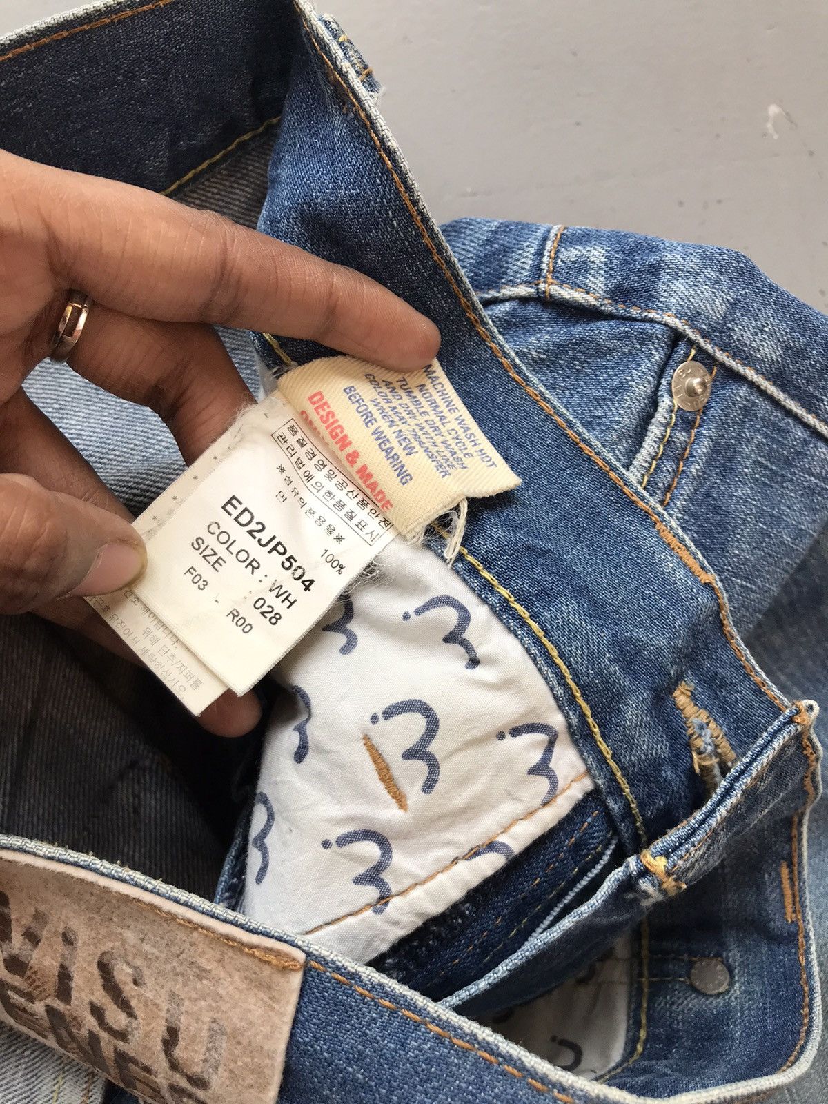Japanese Brand × Vintage Vintage Evisu inspired engineer denim pant Size US 29 - 8 Thumbnail