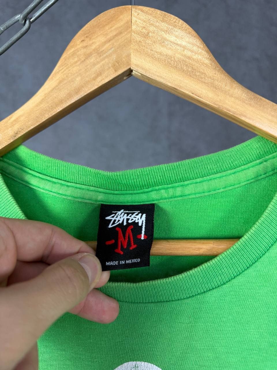Stussy Stussy vintage streetwear designer center logo tee Size US M / EU 48-50 / 2 - 3 Thumbnail