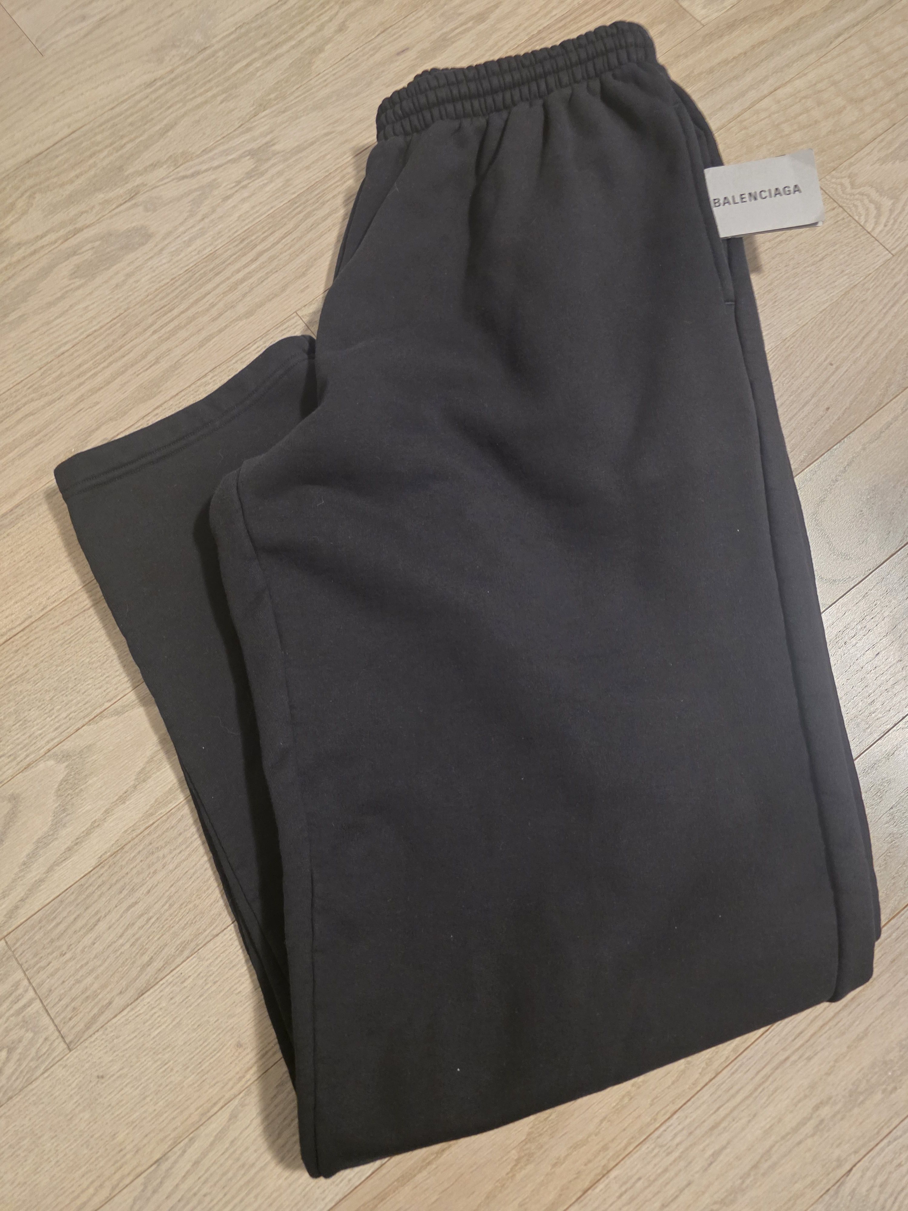 Balenciaga Overdyed Baggy Jogging Black - Size XS Size US 30 / EU 46 - 4 Thumbnail