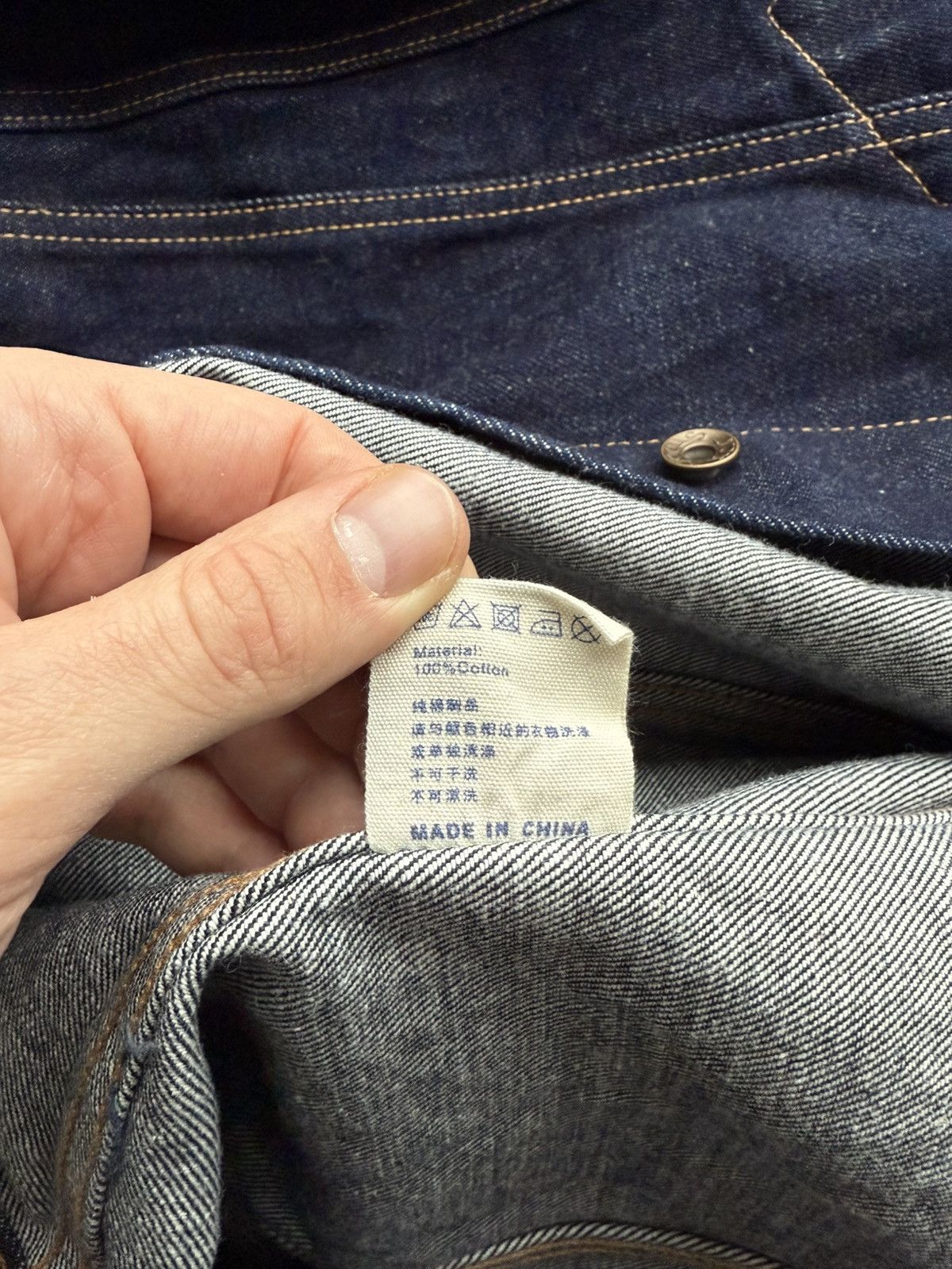 Bronson MFG. CO. Bronson Non Stock Selvedge Japan 🇯🇵 MFG.CO. Denim Jacket Sz M Size US L / EU 52-54 / 3 - 10 Thumbnail