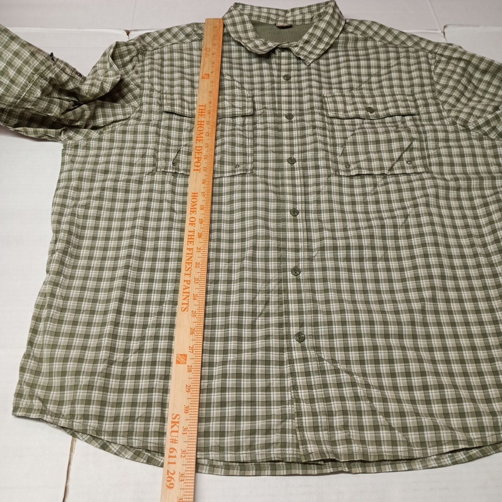 Other Ozark Trail Upstream Shirt Mens 3XL (54-56) Green Plaid NWOT Size US XXL / EU 58 / 5 - 6 Thumbnail