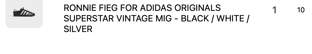 Adidas × Kith adidas Superstar Vintage Kith Black Tie Made in Germany Size US 10 / EU 43 - 12 Thumbnail