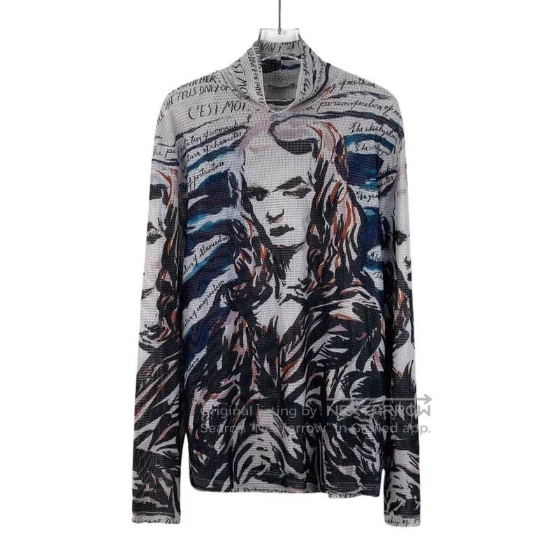 Dior Colour-blocked Mona Lisa character image printed high