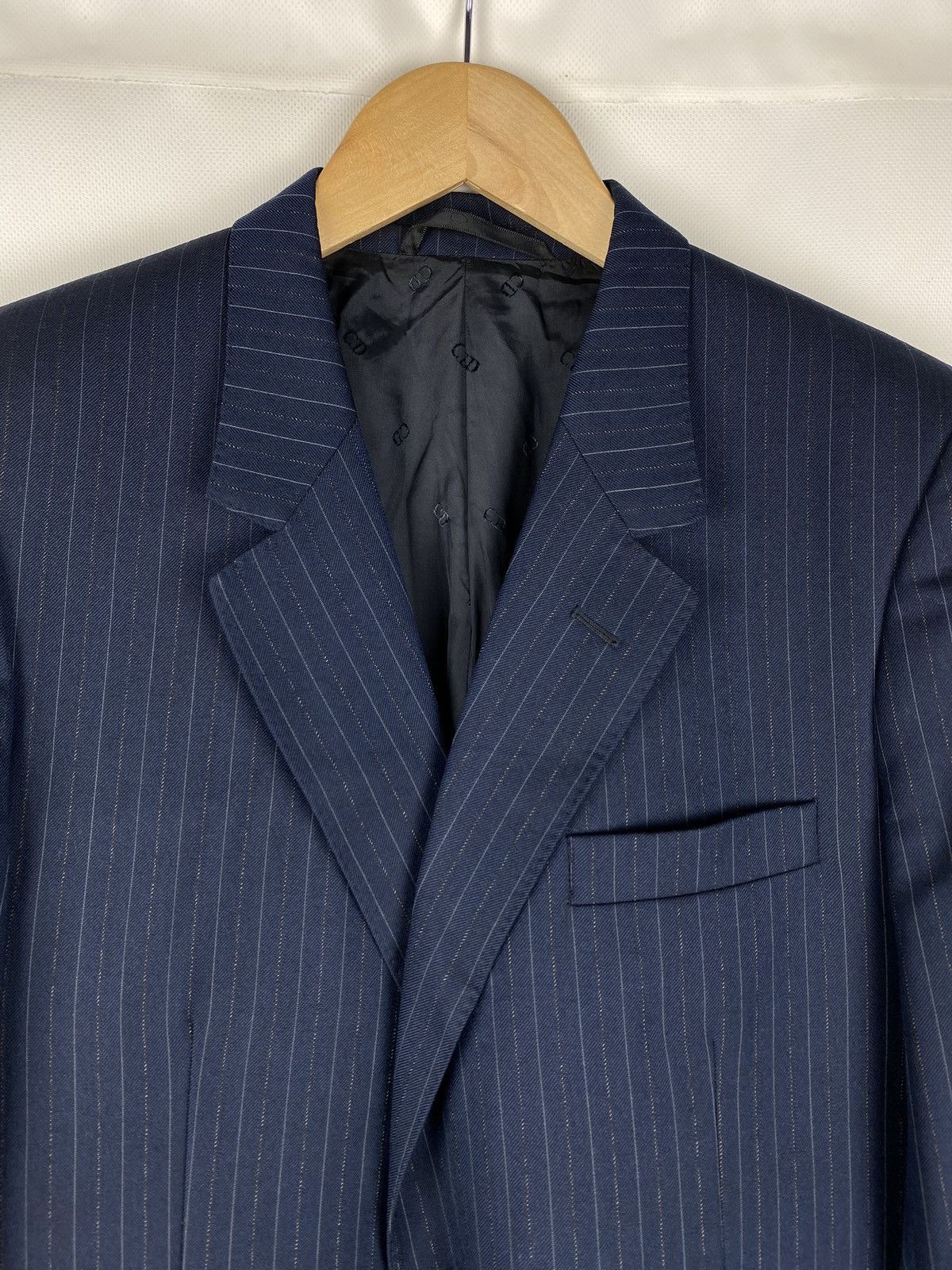 Christian Dior Monsieur × Dior × Vintage Christian Dior Monsieur vintage wool striped blazer jacket Size 40R - 8 Thumbnail