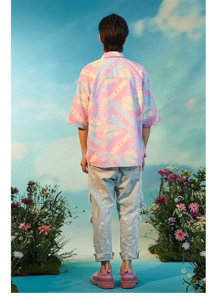 Other Graffiti Button Up Short Sleeve Shirt Size US M / EU 48-50 / 2 - 10 Thumbnail