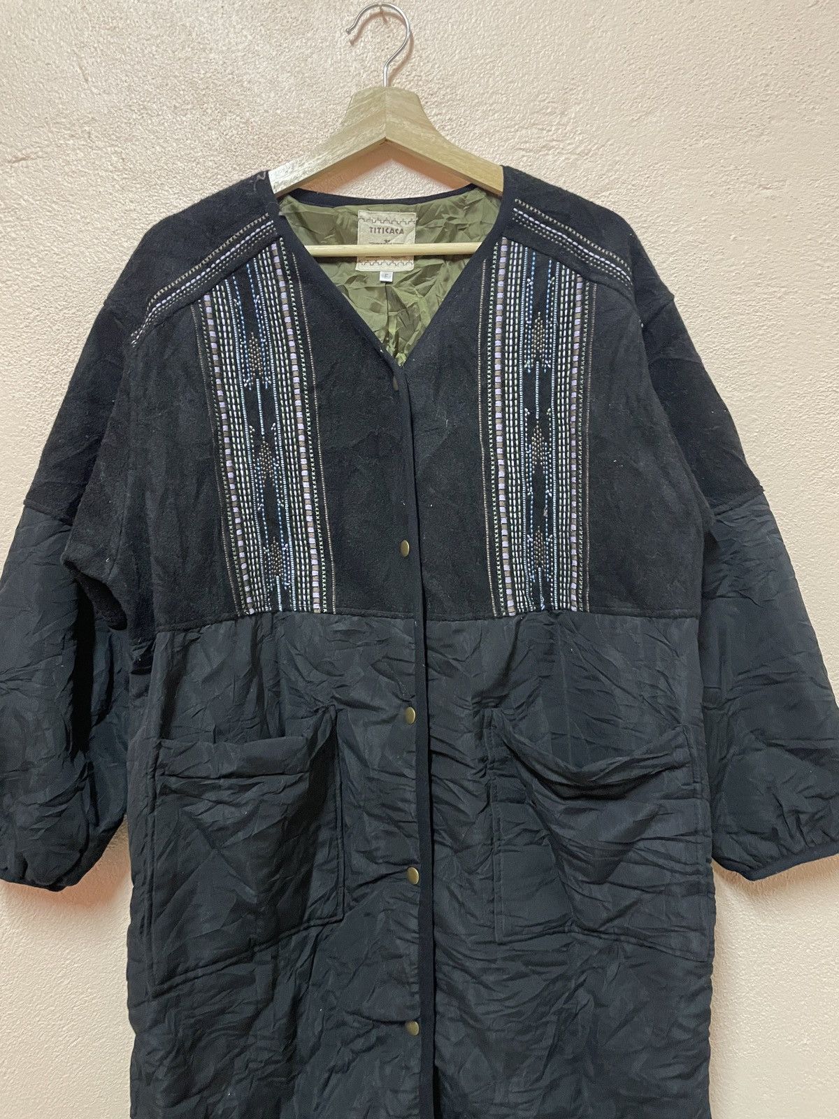 Native × Vintage Archival Clothing Titicaca Mil Long Coat Amarican Native Art Size US L / EU 52-54 / 3 - 3 Thumbnail