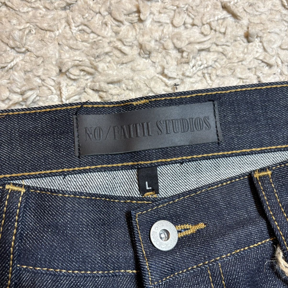 No Faith Studios NO/FAITH STUDIO DENIM JEANS Size US 34 / EU 50 - 10 Thumbnail