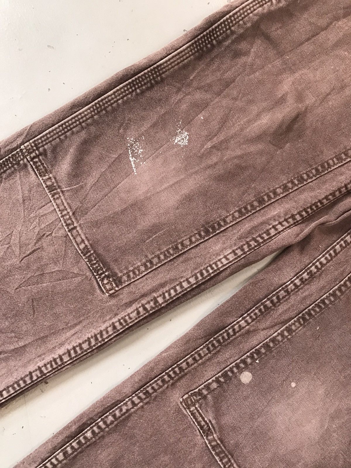Carhartt × Vintage Vintage Carhartt b136 BRN double knee denim Size US 30 / EU 46 - 4 Thumbnail