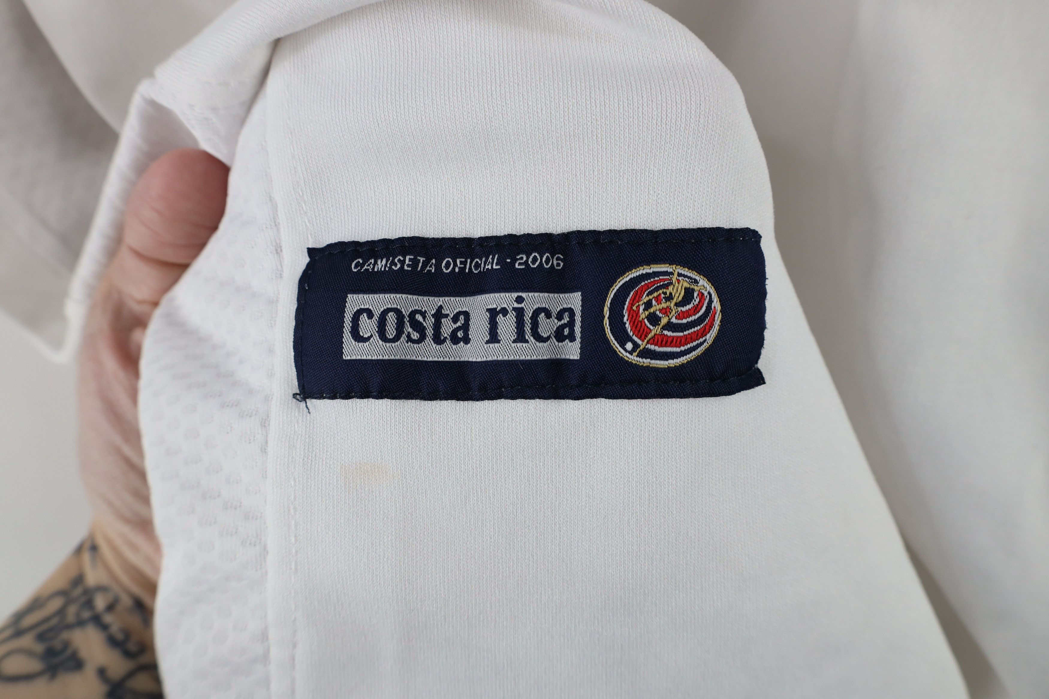 Vintage Vintage Y2K 2006 Out Costa Rica Soccer Futbol Jersey White Size US M / EU 48-50 / 2 - 6 Thumbnail