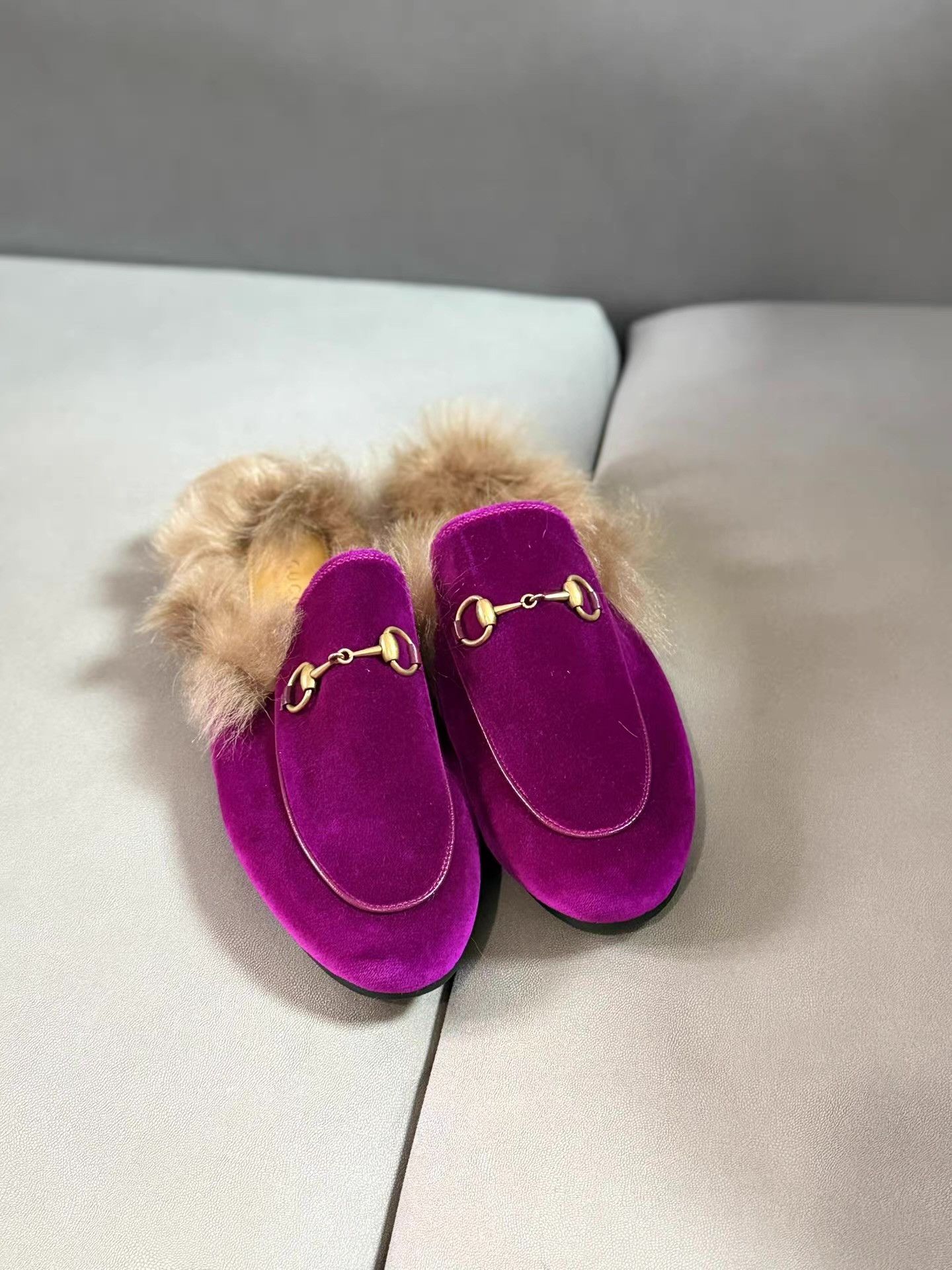 Gucci GUCCI Princetown women’s casual slip-on loafers Ｑ20 Size US 7 / IT 37 - 3 Thumbnail