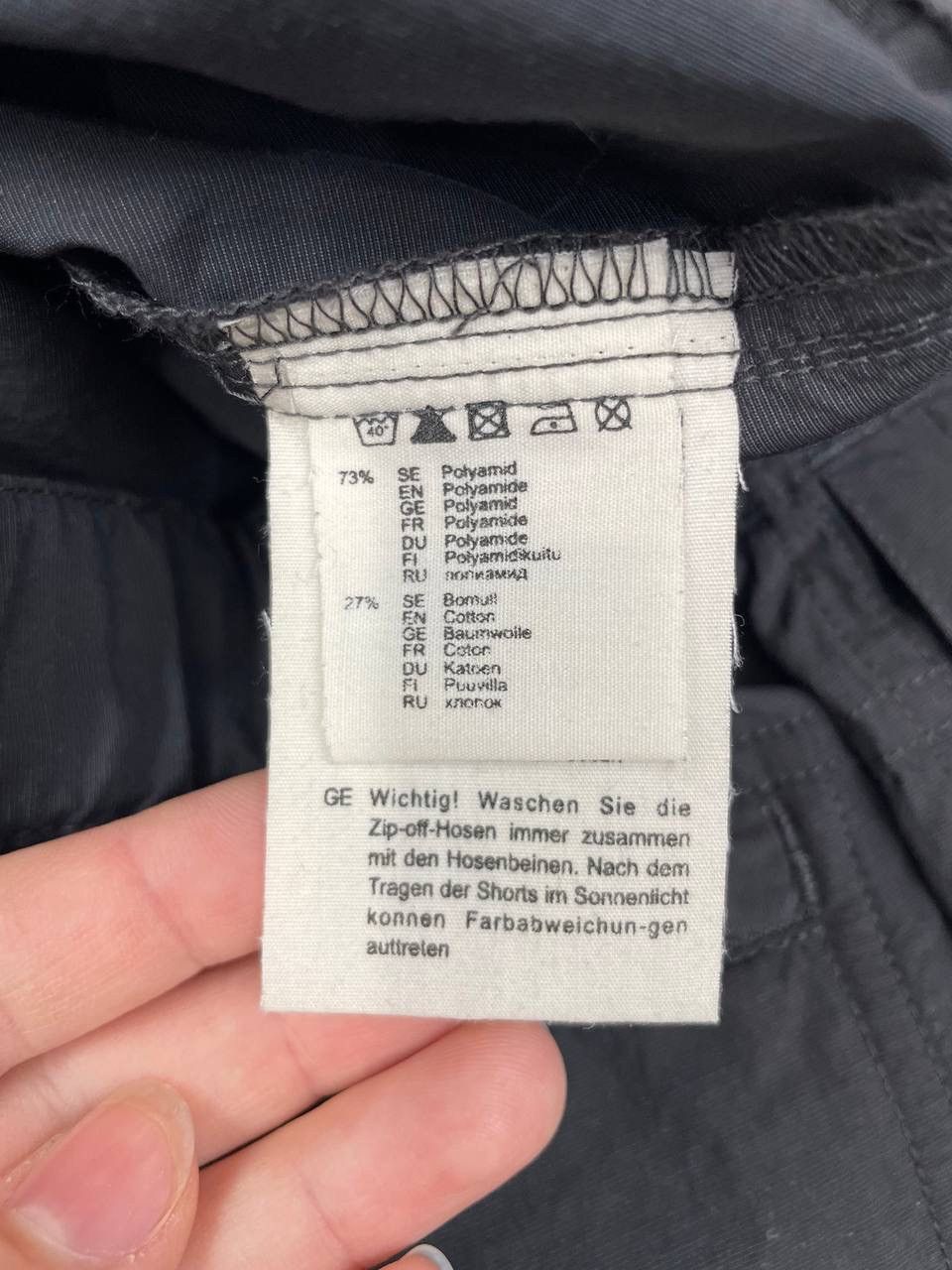 Fjallraven Fjällräven Men Pants Outdoor Convertible Hiking Grey Size L Size US 34 / EU 50 - 6 Thumbnail
