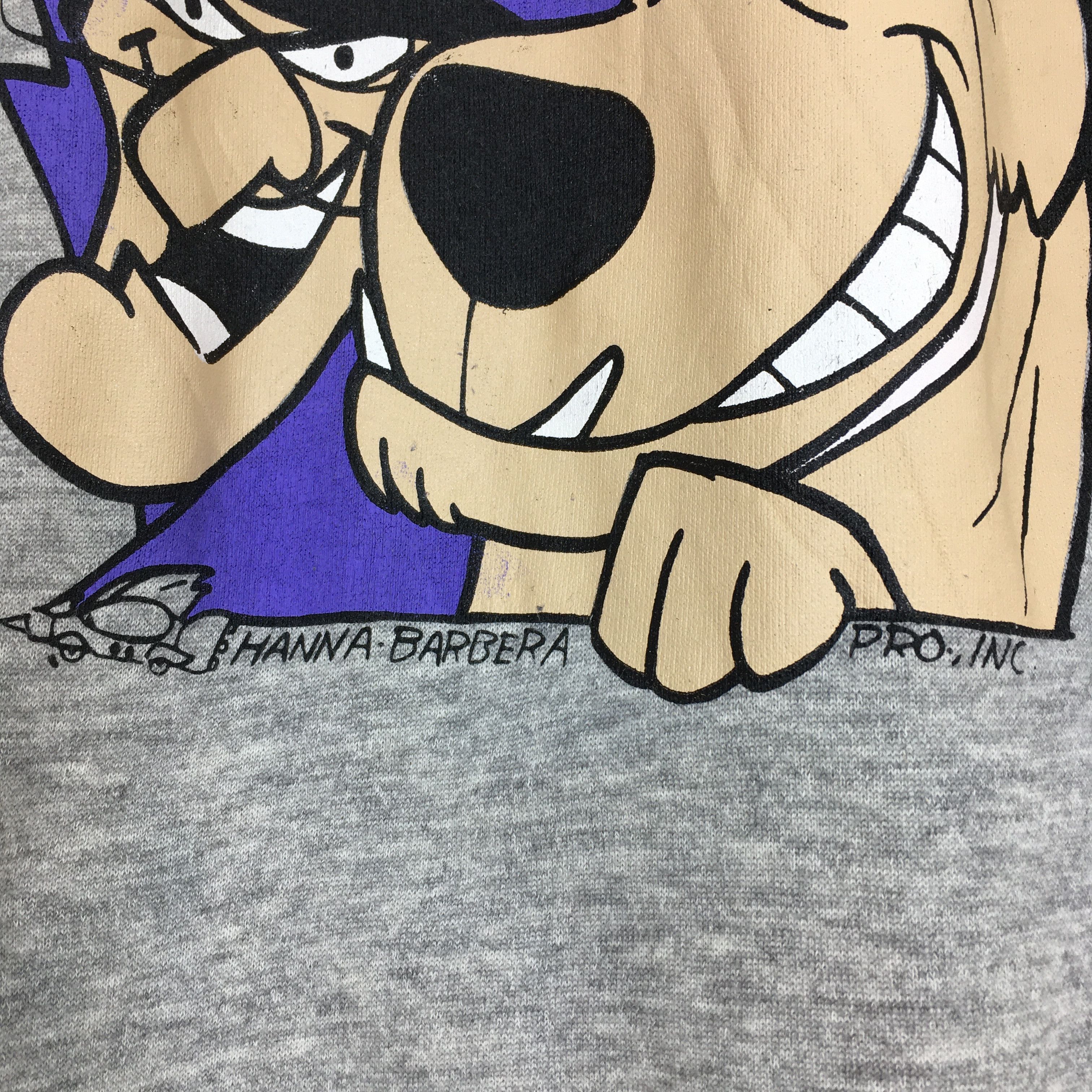 Cartoon Network × Vintage Muttley Dog Wacky Races Cartoon Gray Sweatshirt Medium Size US M / EU 48-50 / 2 - 6 Thumbnail
