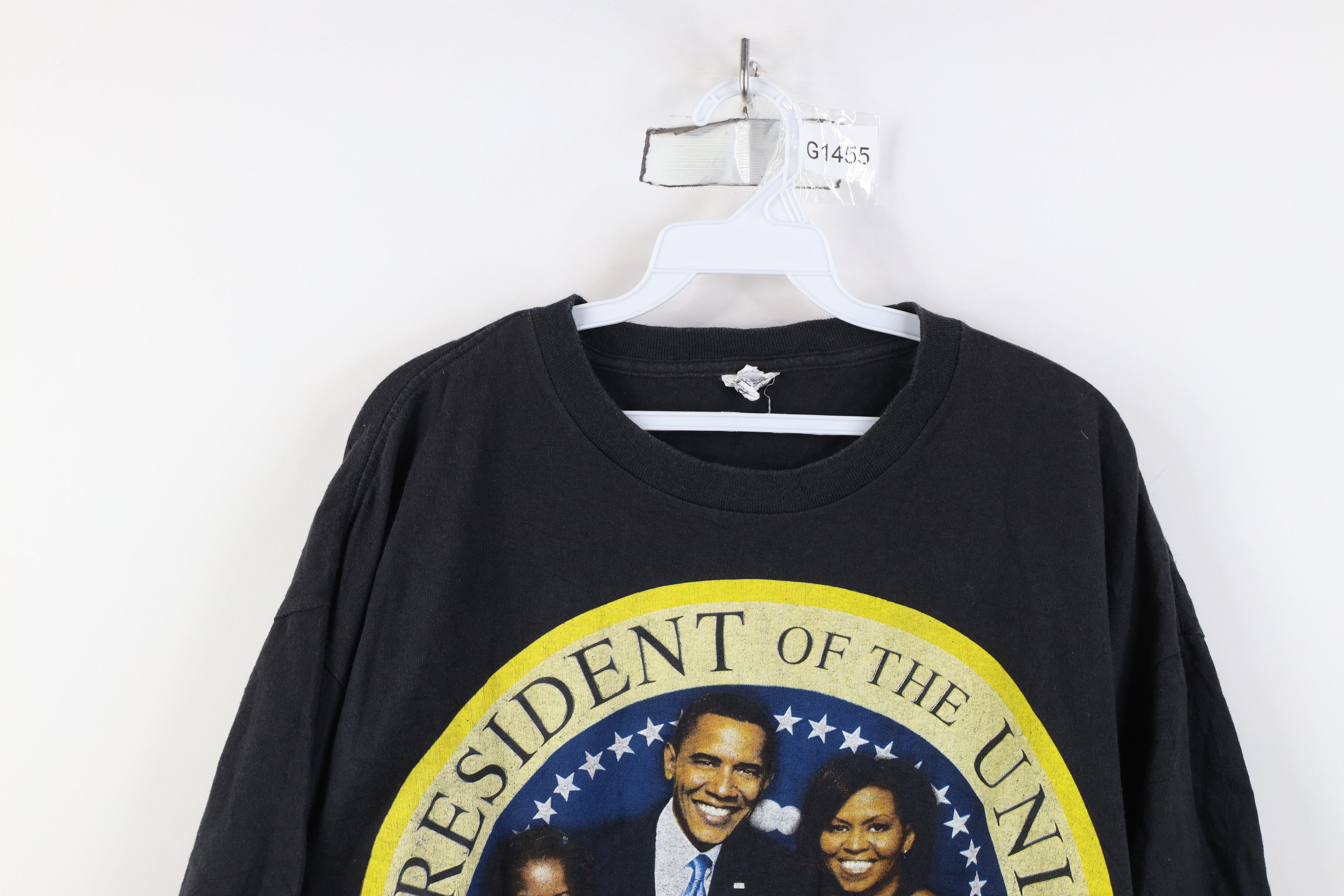 Vintage Vintage Y2K President Barack Obama Family Rap Tee T-Shirt Size US XL / EU 56 / 4 - 2 Thumbnail