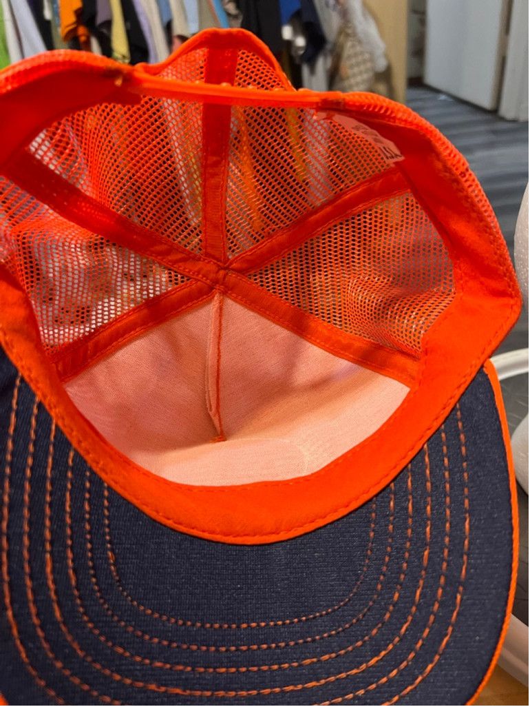 Onitsuka Tiger Vintage Tide Racing Team Trucker Hat One Size Orange Navy Size ONE SIZE - 5 Thumbnail
