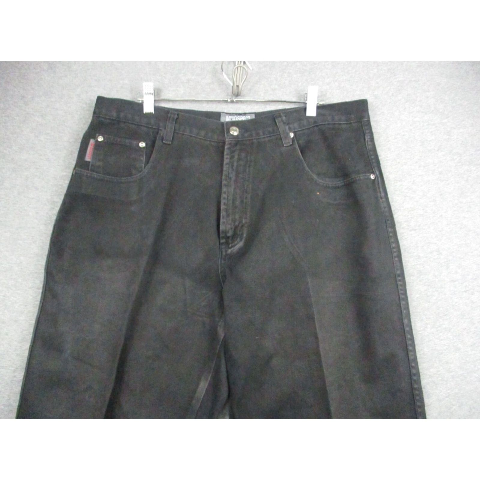 Vintage VINTAGE Introspect Jeans 36x34 Black 80s Mens Size US 36 / EU 52 - 3 Thumbnail