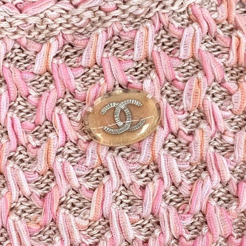 Chanel Chanel Pink mulberry silk V-neck long-sleeved knitted card Size XS / US 0-2 / IT 36-38 - 5 Thumbnail