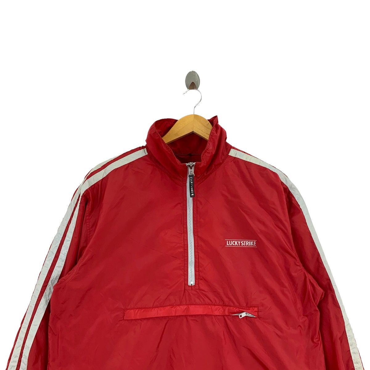 Vintage Vintage LUCKY STRIKE Racing Motorsport Half Zipper Anorak Size US M / EU 48-50 / 2 - 3 Thumbnail