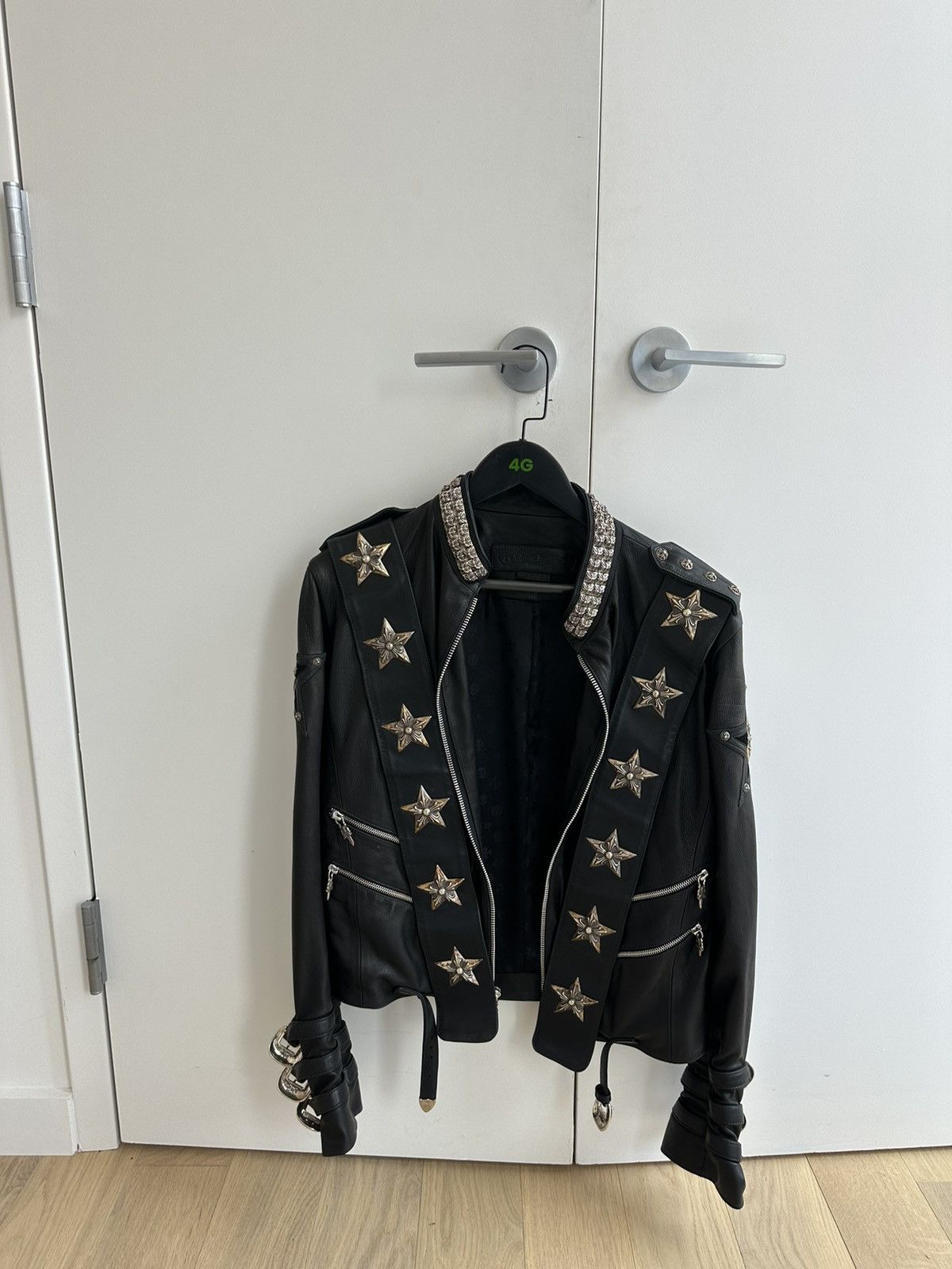 Chrome Hearts CHROME HEARTS COUTURE 1:1 MJ COMMANDER STAR JACKET Size US XL / EU 56 / 4 - 21 Thumbnail