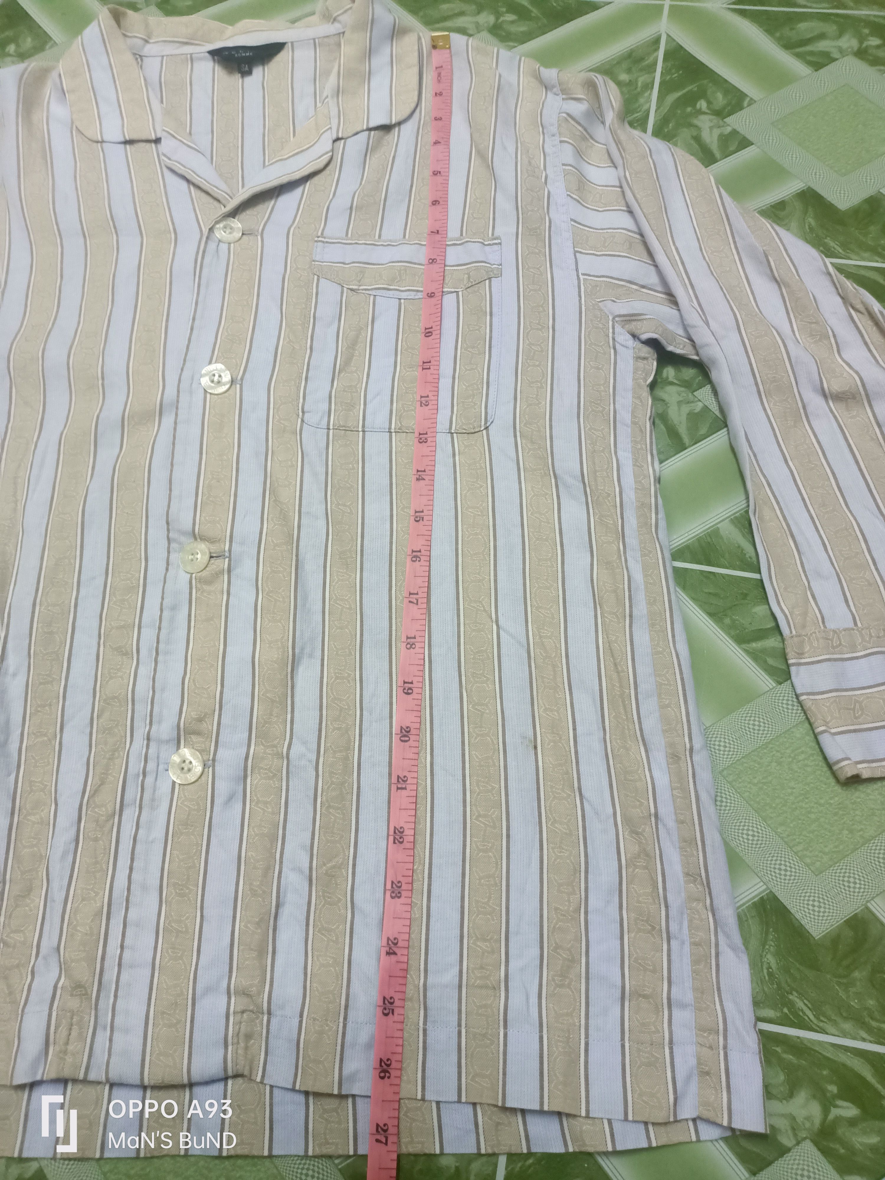 Celine × Vintage Vintage Celine Homme Button Shirt Size M / US 6-8 / IT 42-44 - 10 Thumbnail