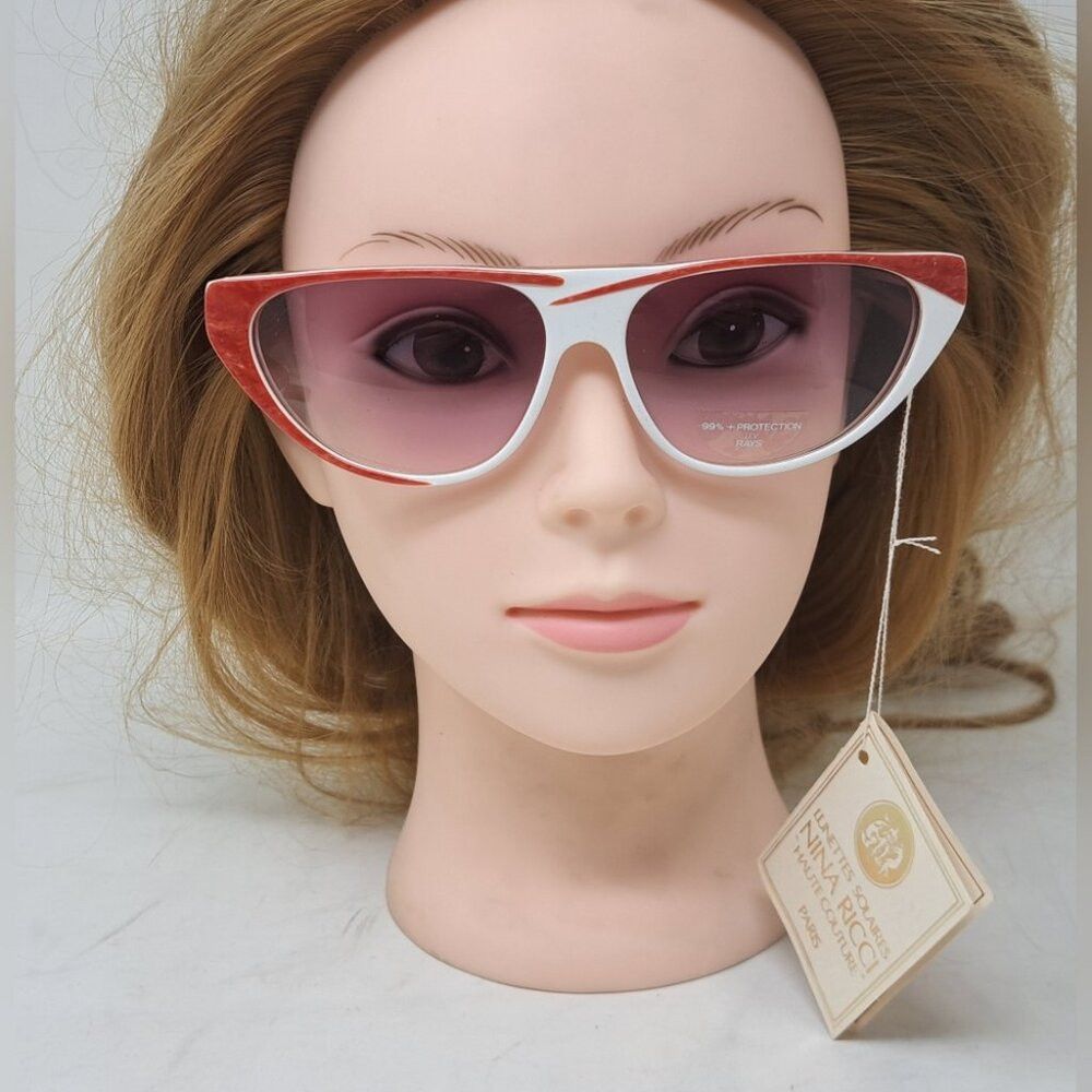 Nina Ricci NWT Nina Ricci Women's Sunglasses Retro Vintage 70s 80s Han Size ONE SIZE - 7 Thumbnail