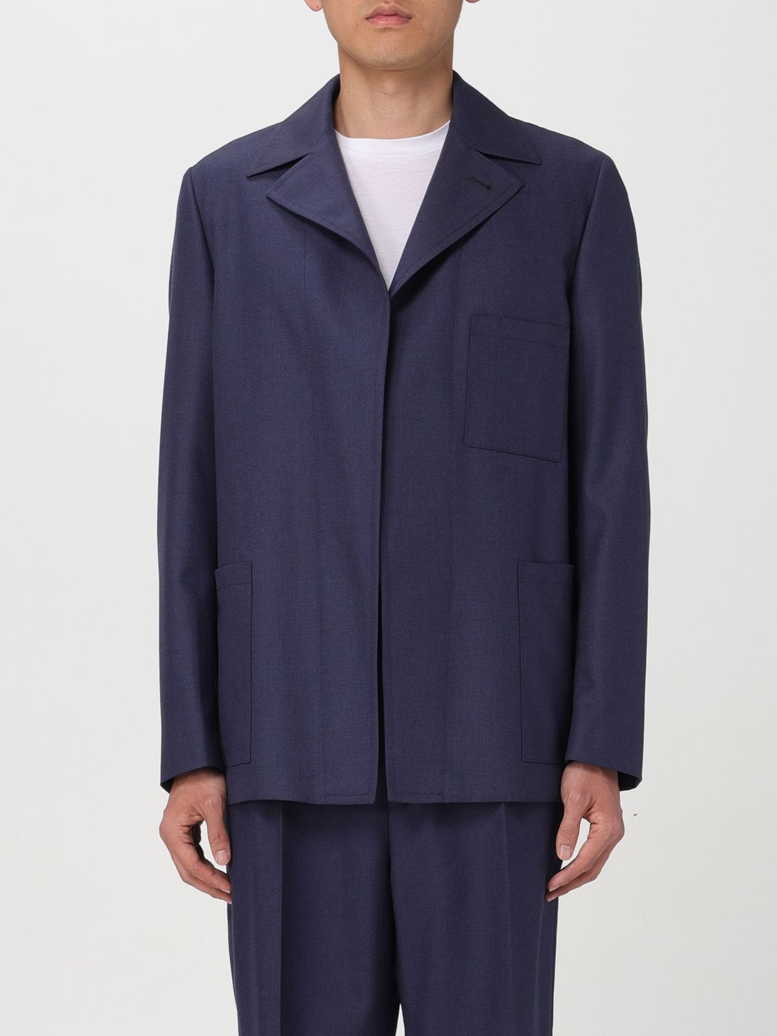 Fendi Jacket Men Blue