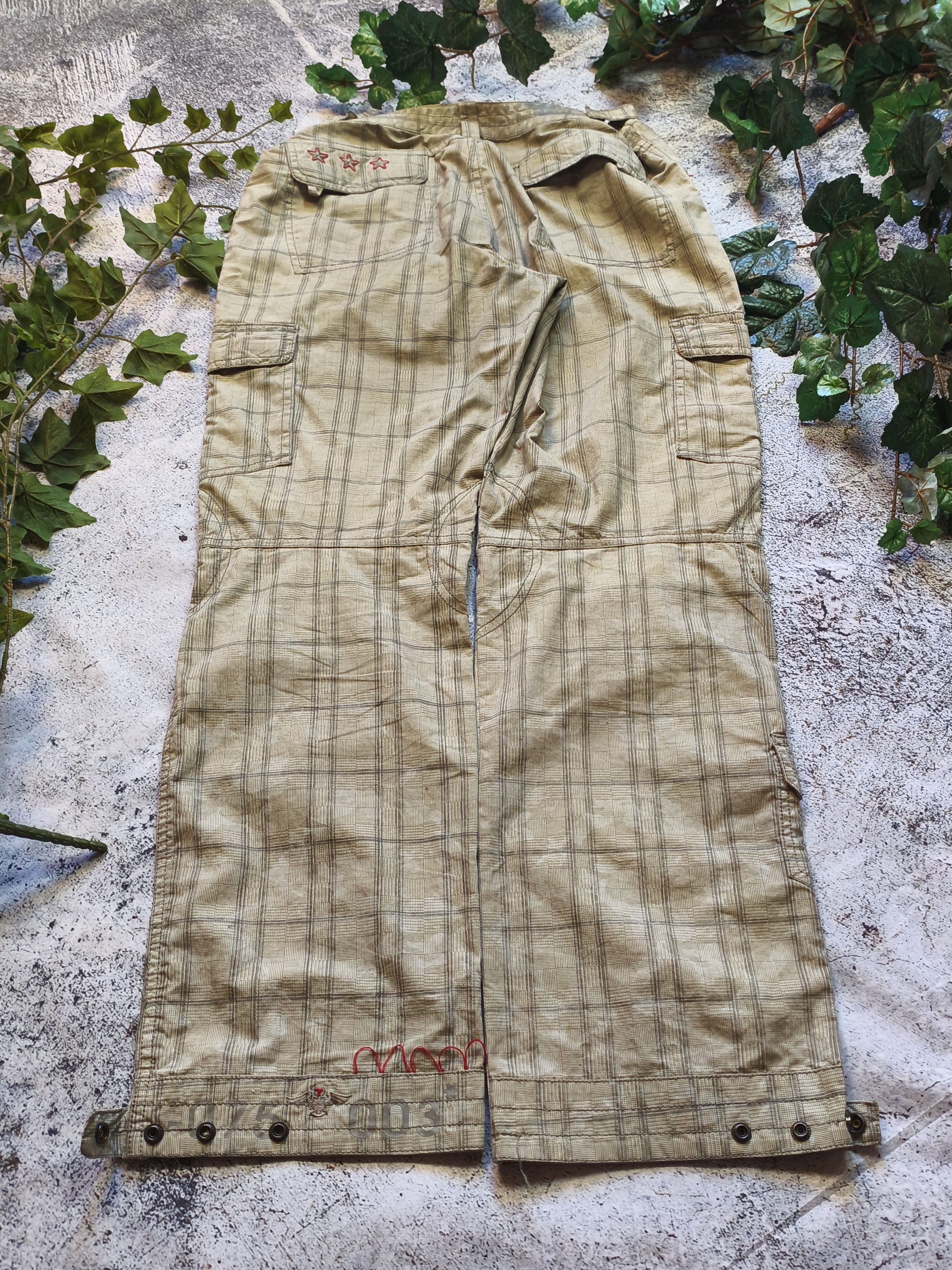 Other 1of1 Upcycled Avant-Garde Desert Camo Cargo Pants Size US 32 / EU 48 - 3 Thumbnail