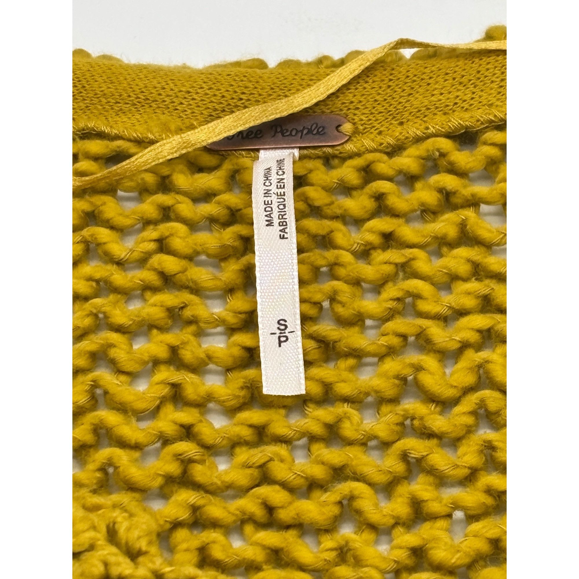 Free People Free People Sunday Shore Pullover Sweater, Gold Show, Size S Size S / US 4 / IT 40 - 6 Thumbnail