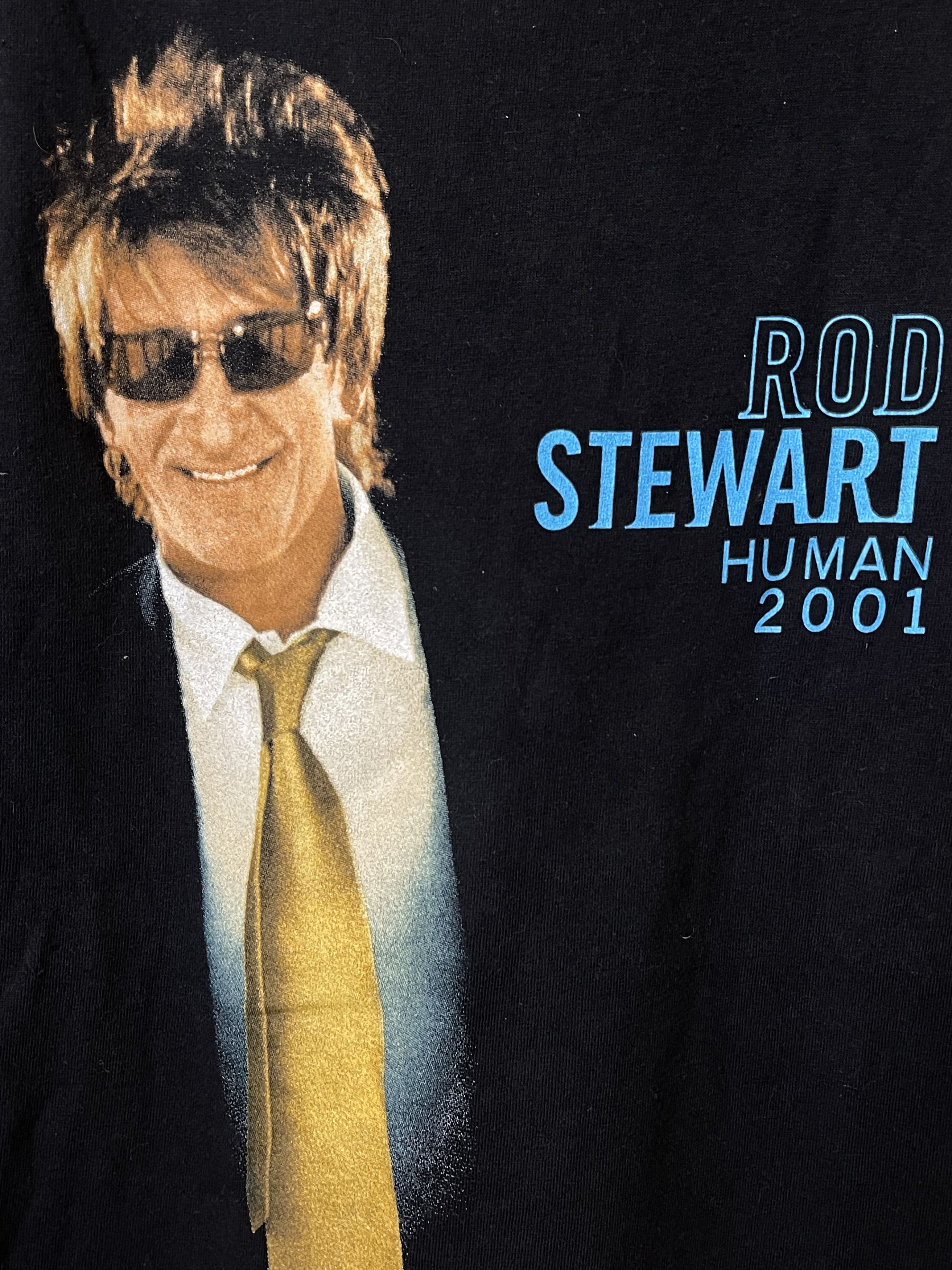 Band Tees × Vintage 2001 Rod Steward Human Tour Concert T-Shirt Size US L / EU 52-54 / 3 - 7 Thumbnail