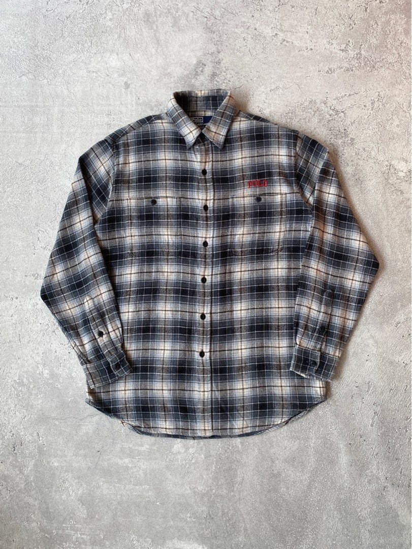 Flannel × Polo Ralph Lauren × Ralph Lauren Polo Ralph Lauren vintage flannel Size US M / EU 48-50 / 2 - 3 Thumbnail