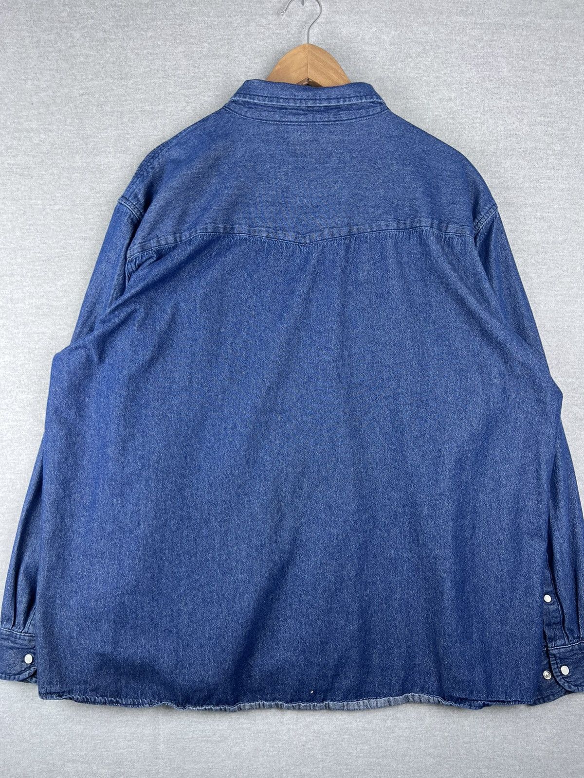 Vintage Stone Creek Shirt Mens XXL Denim Pearl Snap Western Size US XXL / EU 58 / 5 - 4 Thumbnail