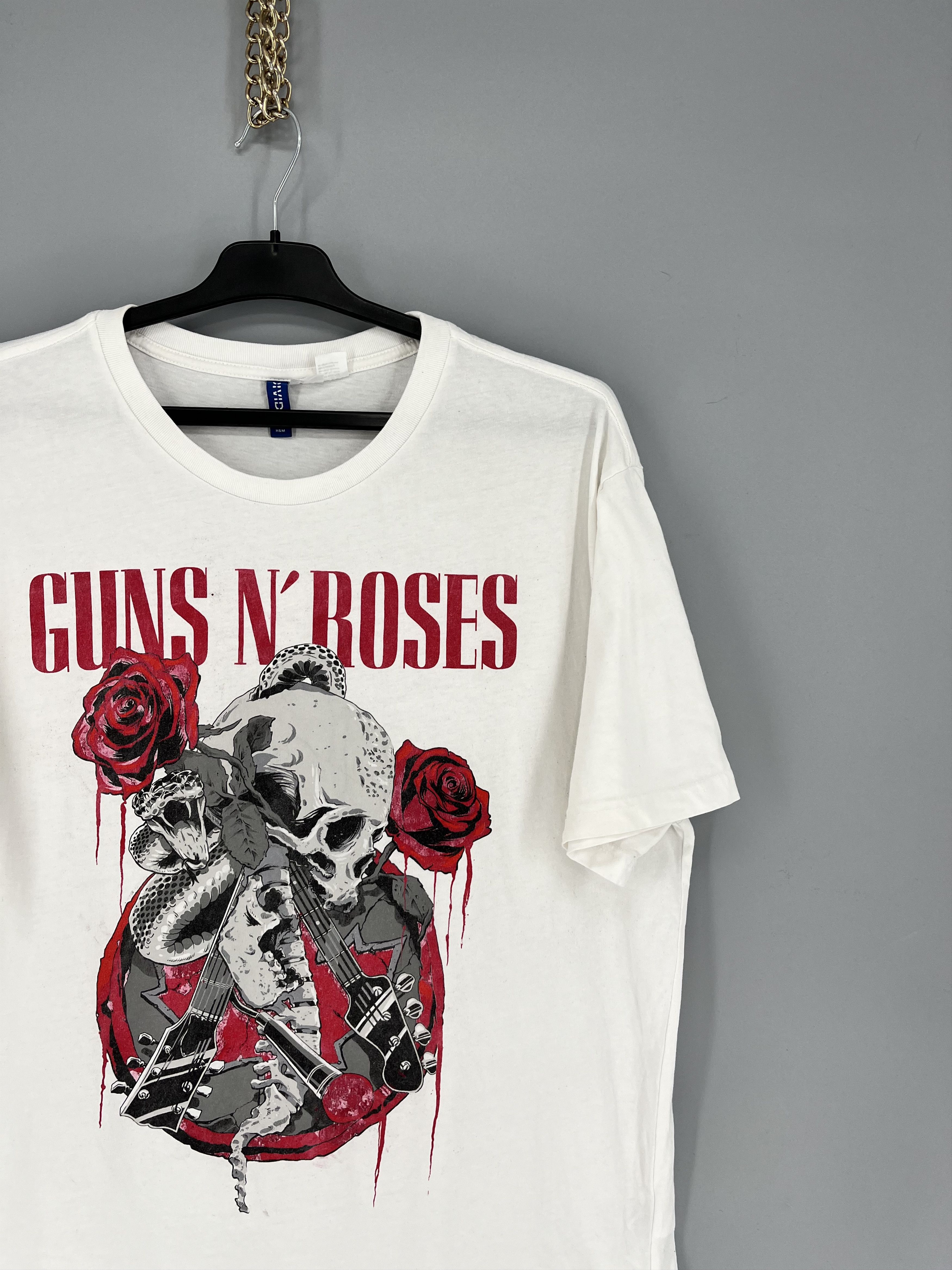 Japanese Brand × Vintage Vintage Y2K Guns And Roses World Tour Band Rock Meta Size US XL / EU 56 / 4 - 5 Thumbnail