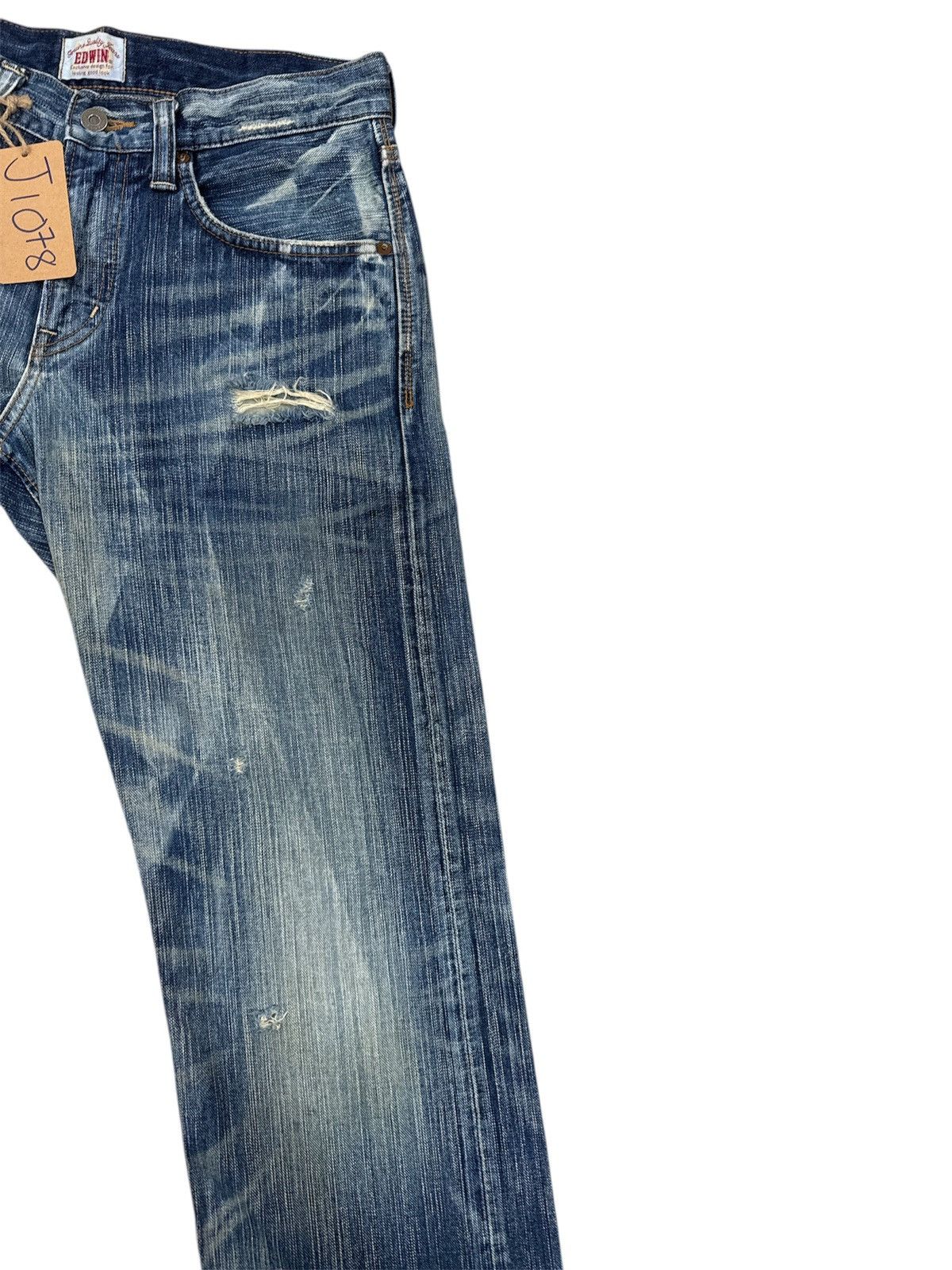 Kapital Japanese Edwin Exclusive Distressed Jeans Size US 31 - 6 Thumbnail