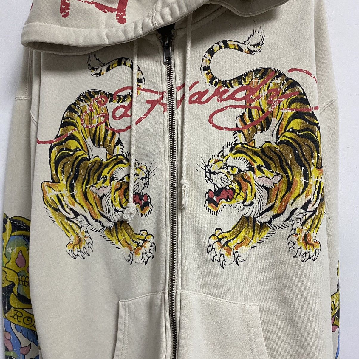Ed Hardy Vintage Ed Hardy Hoodie Christian Audigier Size US L / EU 52-54 / 3 - 5 Thumbnail