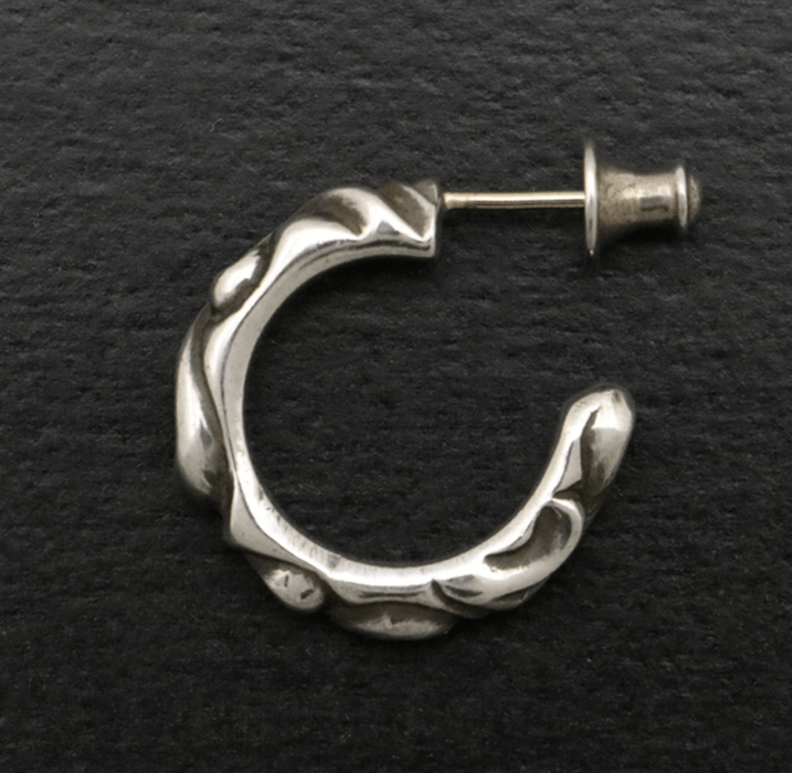 Chrome Hearts Chrome Hearts Scroll Hoop Earring | Grailed