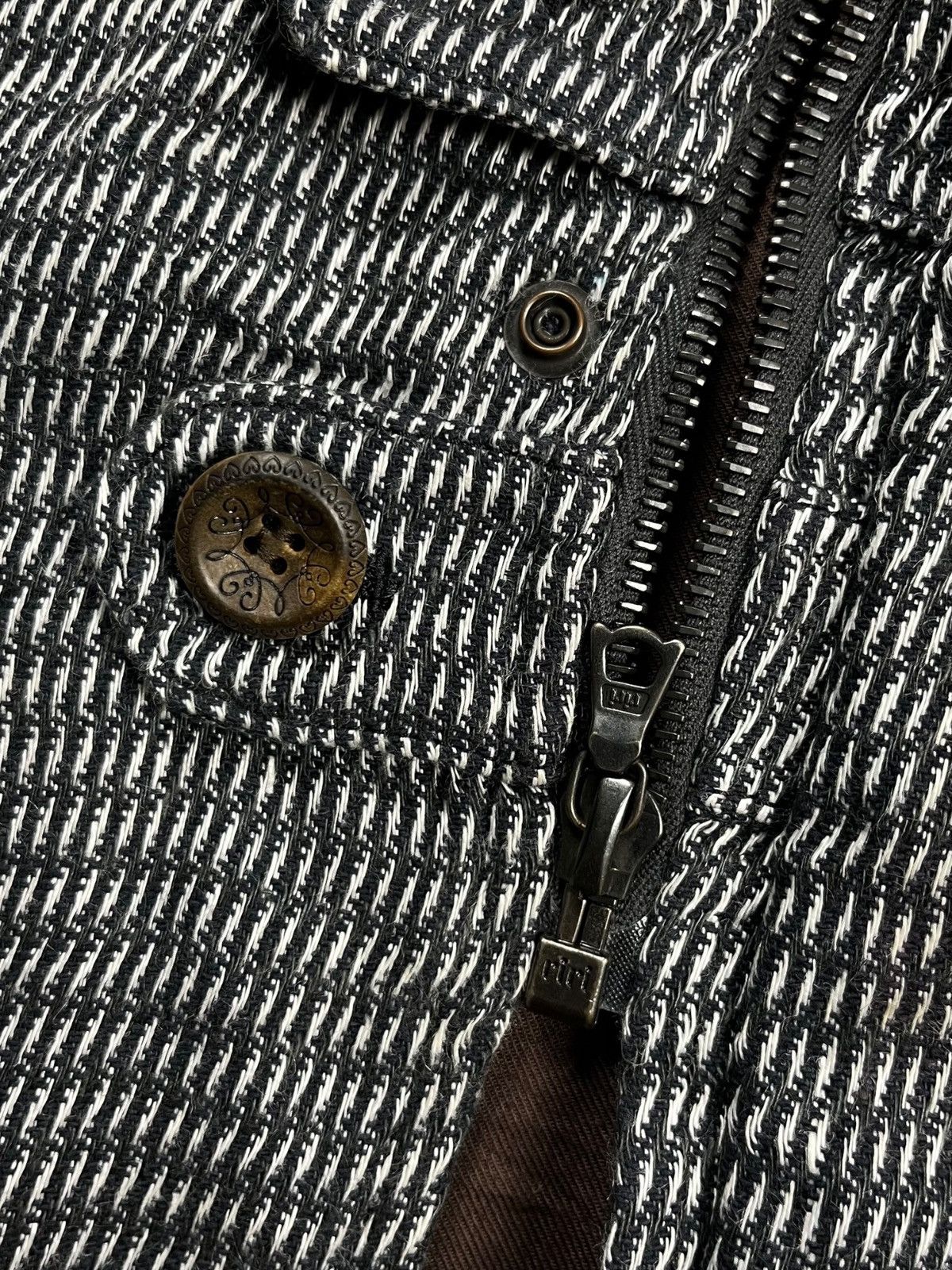 If Six Was Nine 2007 Shareef - Riri Zips Pirate Style Chainmail Jacket Size US M / EU 48-50 / 2 - 7 Thumbnail