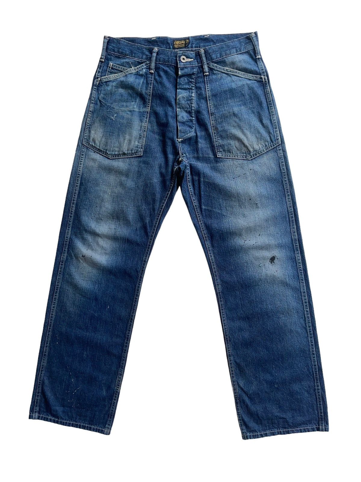 Japanese Brand Cootie Productions Baker Denim Size US 33 - 3 Thumbnail