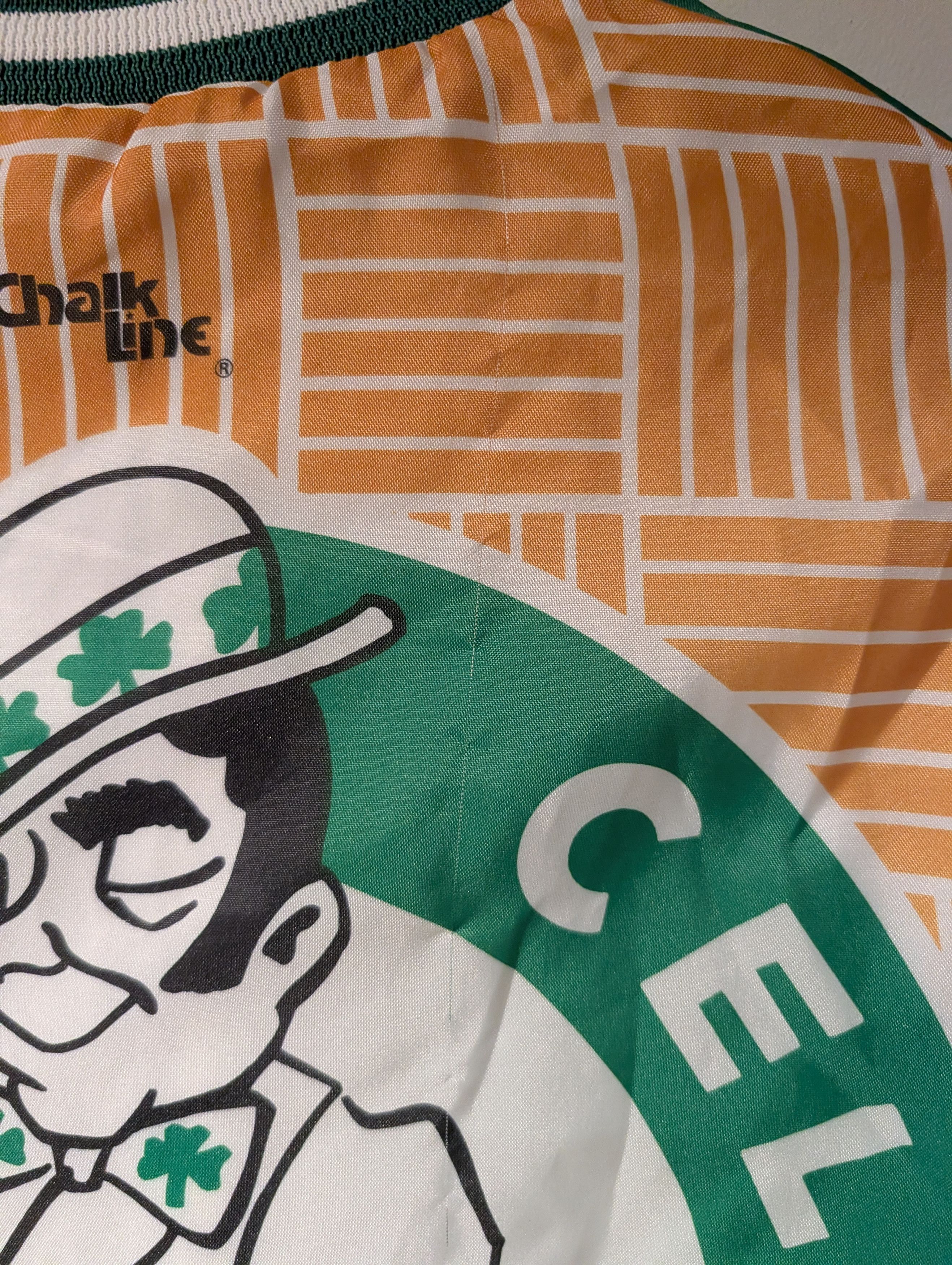 Chalk Line Vtg Boston Celtics Chalk Line Satin Jacket Made in USA NBA Size US M / EU 48-50 / 2 - 4 Thumbnail