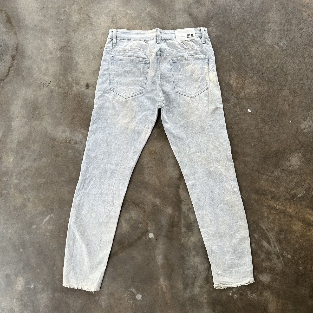 Japanese Brand × Jean × Vintage Vintage Japanese Lightwash Distressed Faded Denim Jean Pant Size US 32 / EU 48 - 8 Thumbnail