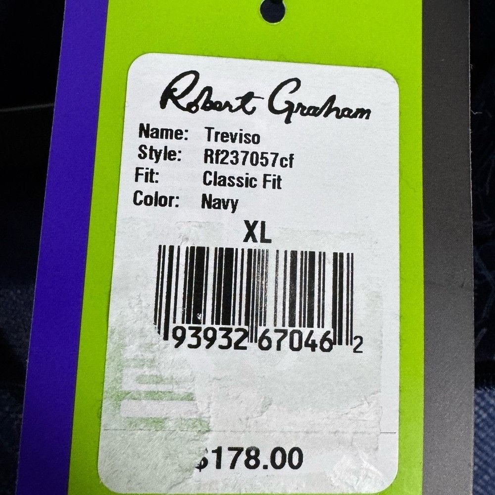 Robert Graham Robert Graham Treviso Vest Navy Blue Men’s XL Size US XL / EU 56 / 4 - 3 Thumbnail