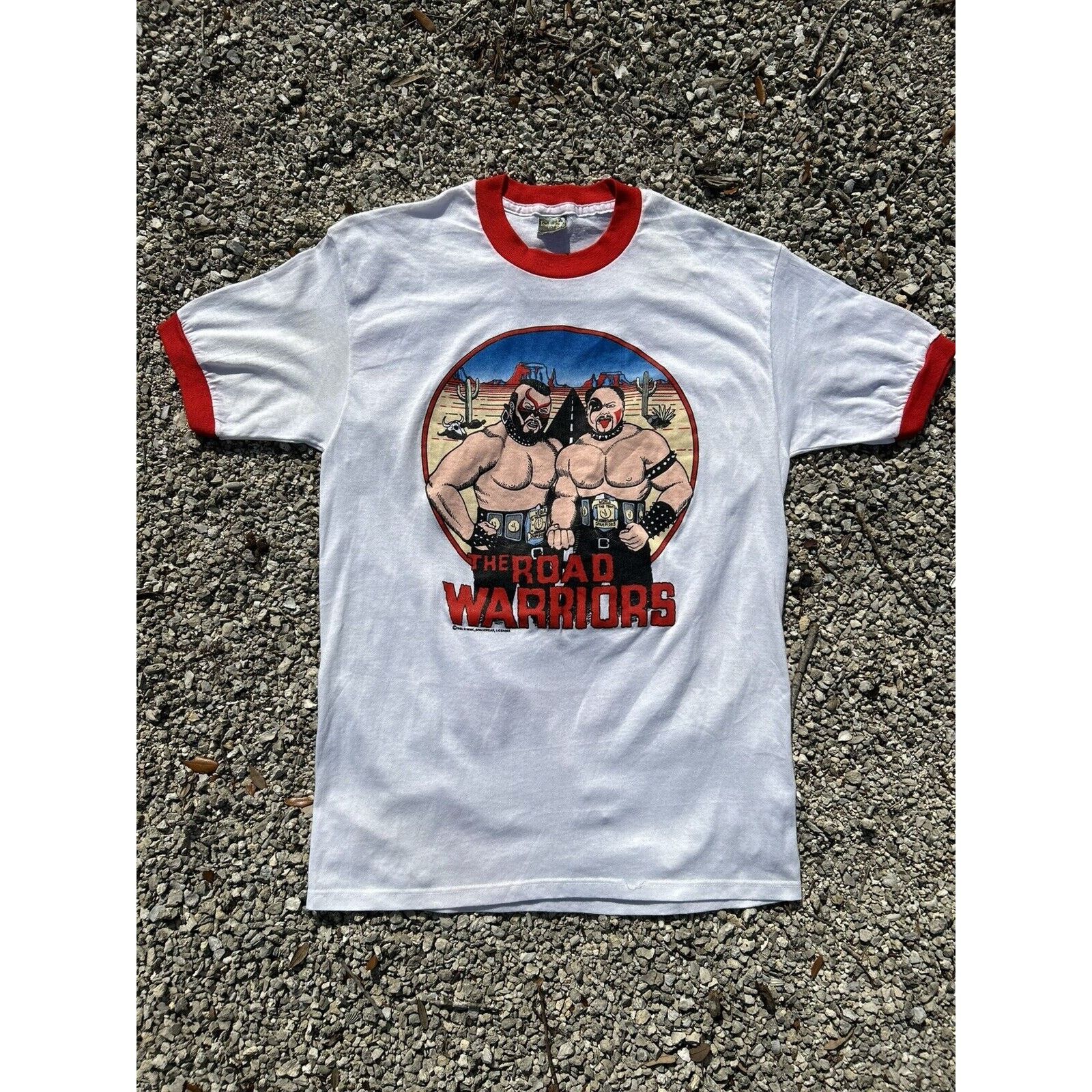 WWF 1985 The Road Warriors Legion of Doom Tshirt Size XL Size US XL / EU 56 / 4 - 1 Thumbnail