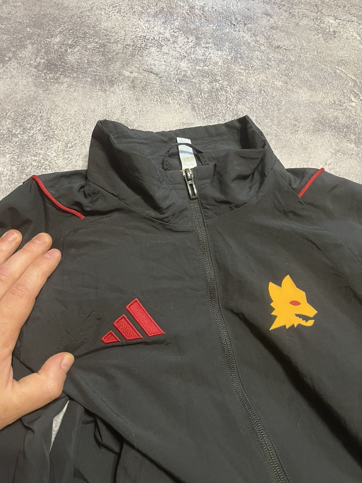 Adidas Adidas FC Roma Pre match jacket Size US S / EU 44-46 / 1 - 2 Thumbnail