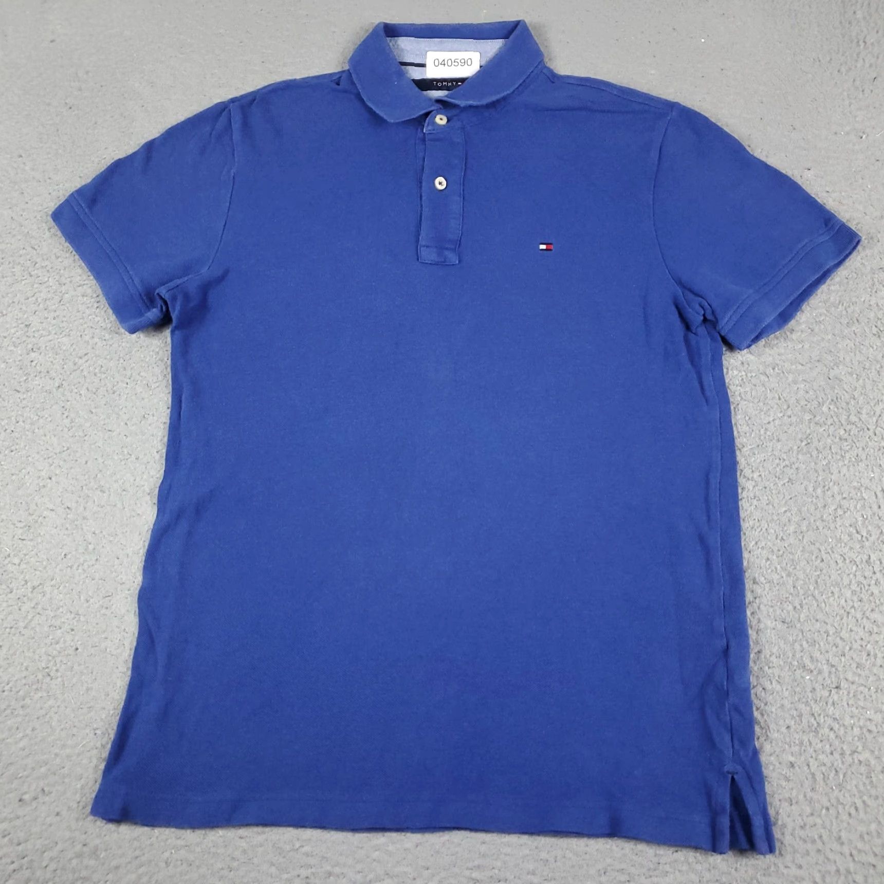 Tommy Hilfiger Tommy Hilfiger Polo Shirt Mens Medium Blue Casual Short Sleeve Regular Fit 100% Cotton Size US M / EU 48-50 / 2 - 2 Thumbnail