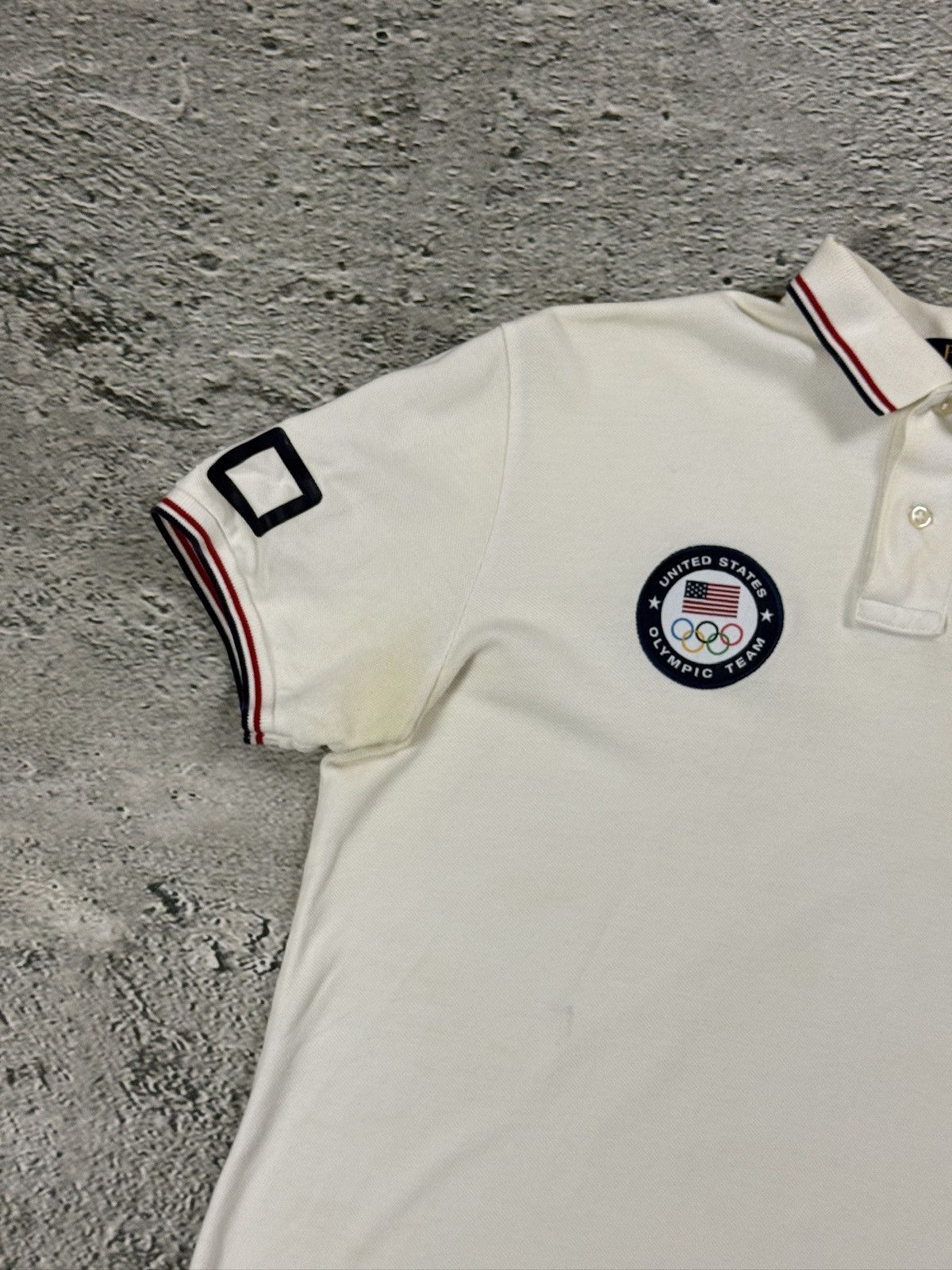 Ralph Lauren Chief Keef Polo Ralph Lauren USA white Polo Olympics Size US M / EU 48-50 / 2 - 2 Thumbnail